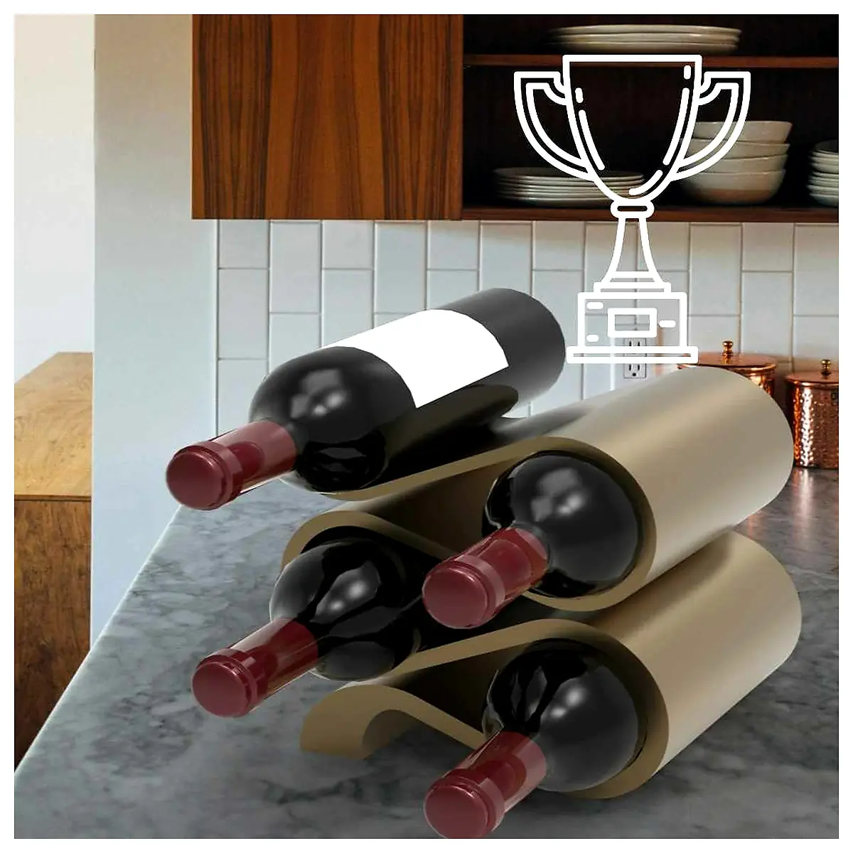 Wine Bottle Holder Display Rack Wine Storage Wine Collection Wine Lovers Bottle Protection Universal Stand