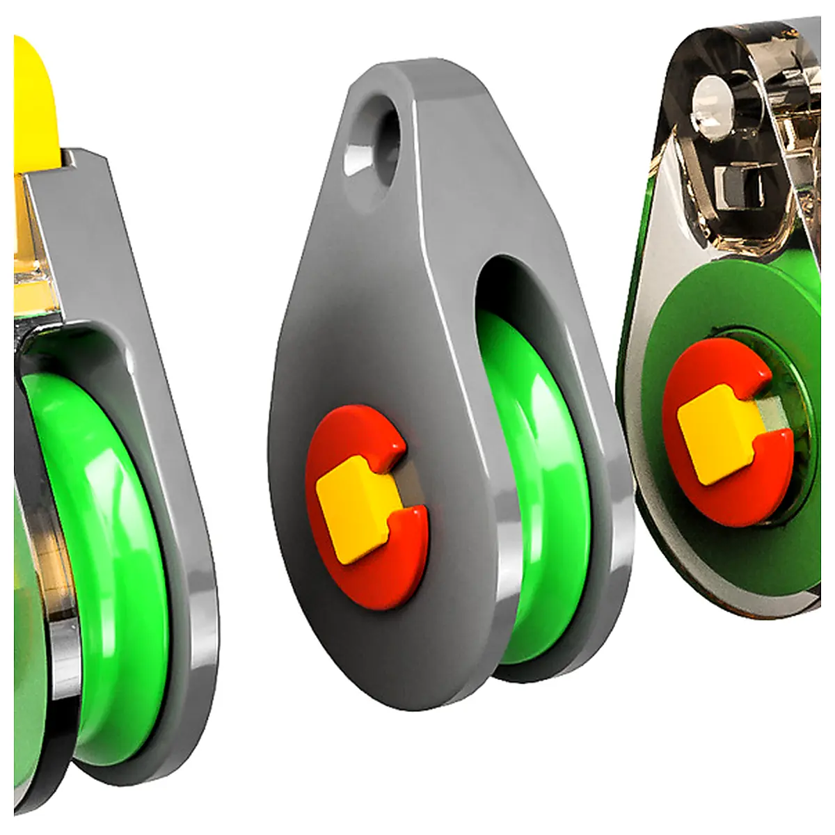 3D Printable Strong Pulley System Spring Shaft Adjustable Durable Mechanical Parts Accessories