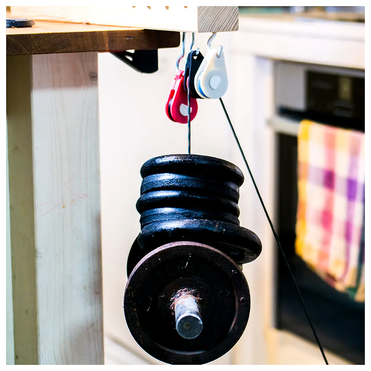 3D Printable Strong Pulley System Spring Shaft Adjustable Durable Mechanical Parts Accessories