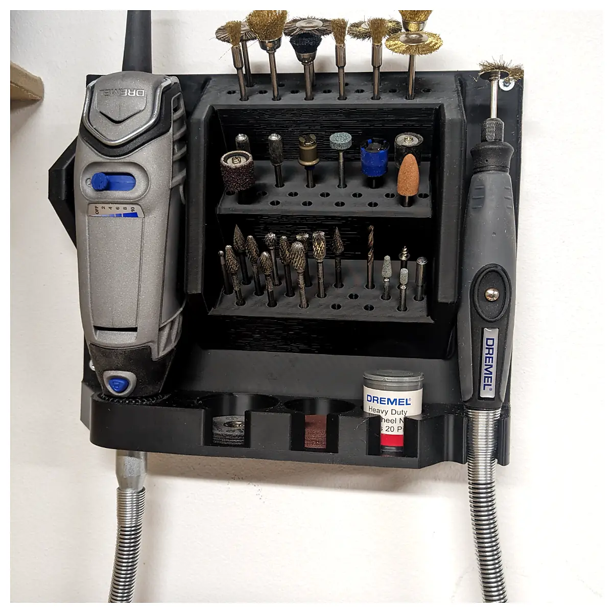 Dremel 3000 Flex Shaft Wall Mount Rotary Tool Accessories Repair Kit Precision Cutting Tool
