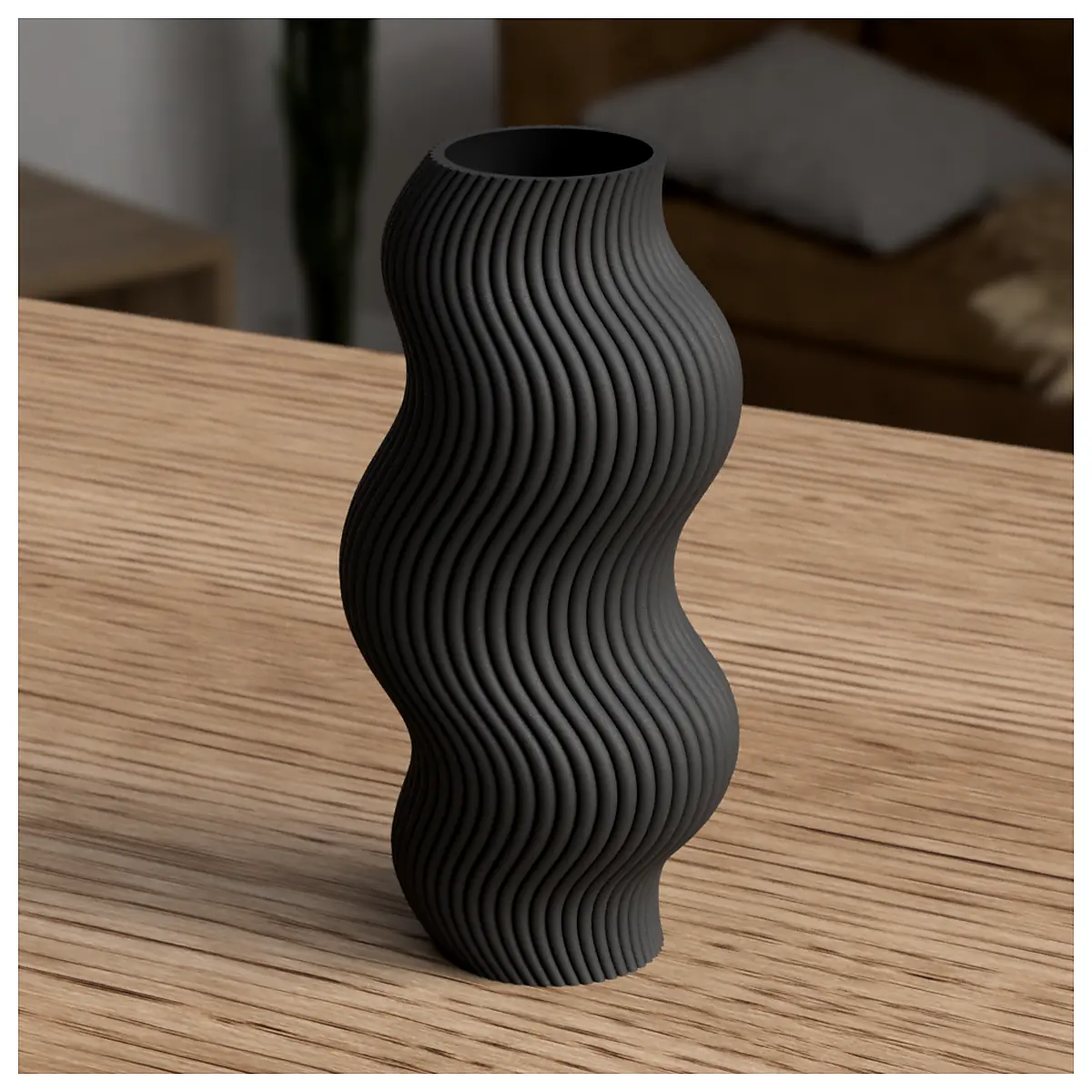 Modern Wavy Vase Decorative Vase Home Decor Art Ceramic Creative Gift Purchase