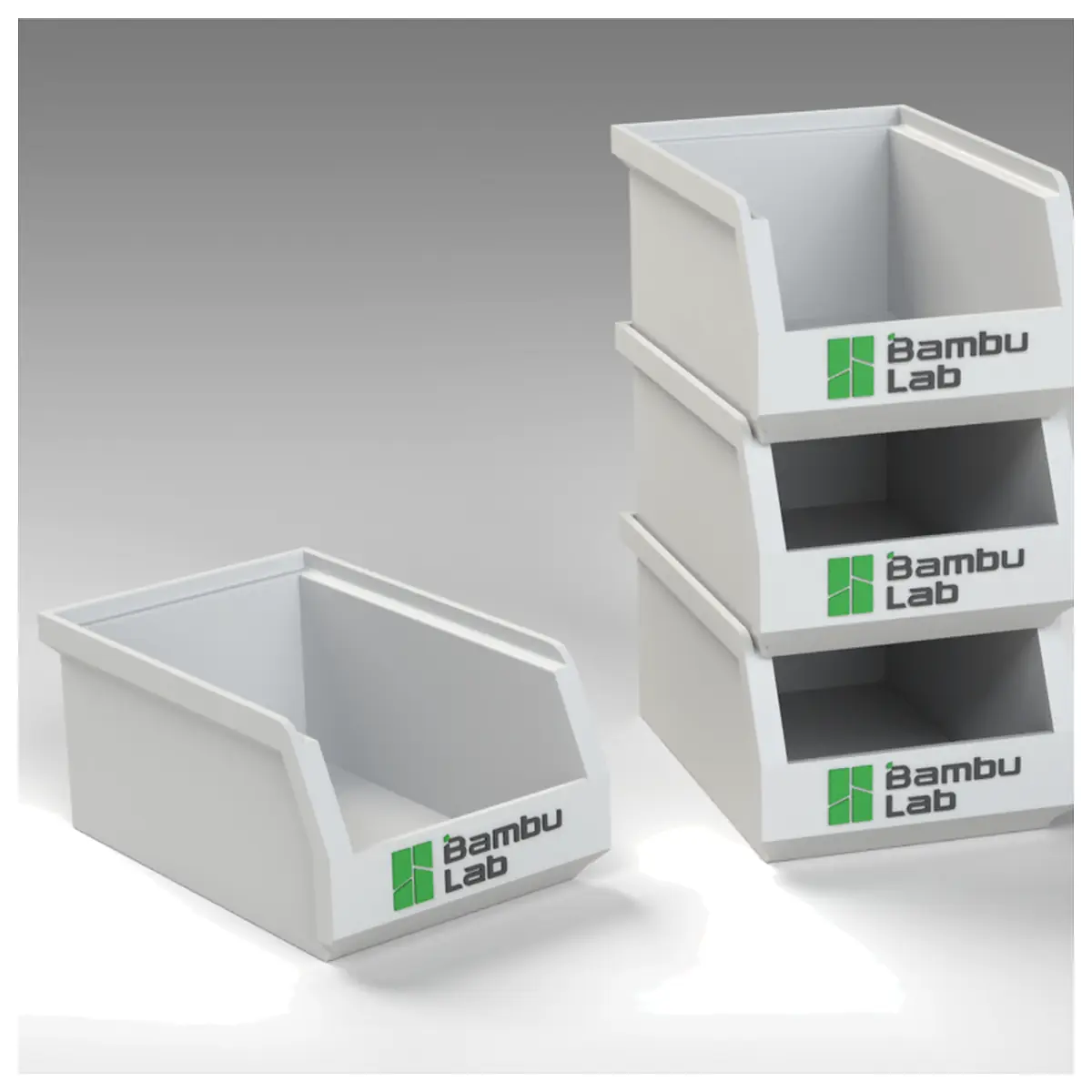 Stackable Bin Box Storage Solutions Organizer Bins Parts Repair Storage