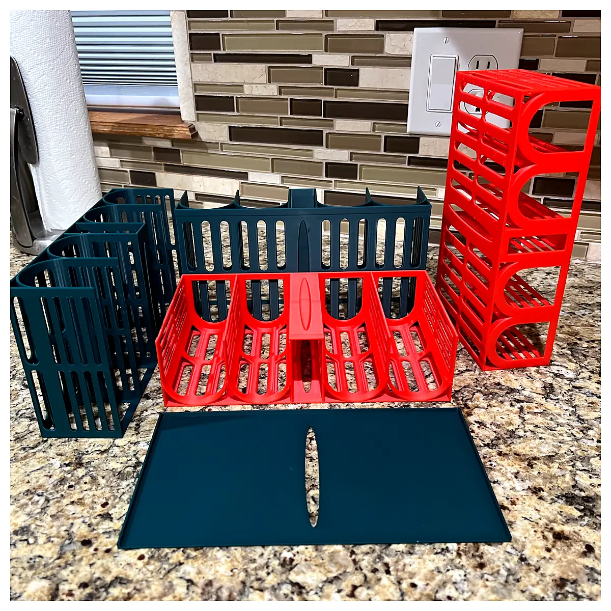 Modular Spice Rack Organizer Kitchen Storage Spice Shelves Parts Accessories Repair