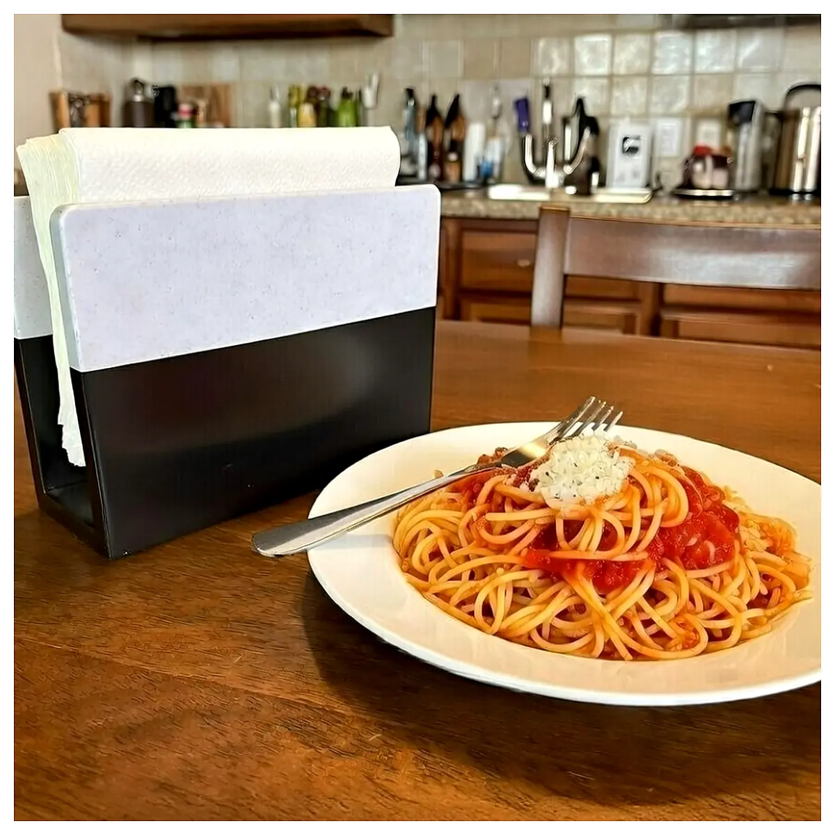 Napkin Holder Wood Marble Desktop Decoration Restaurant Kitchen Stand Organizer Accessory Holder Elegant Display