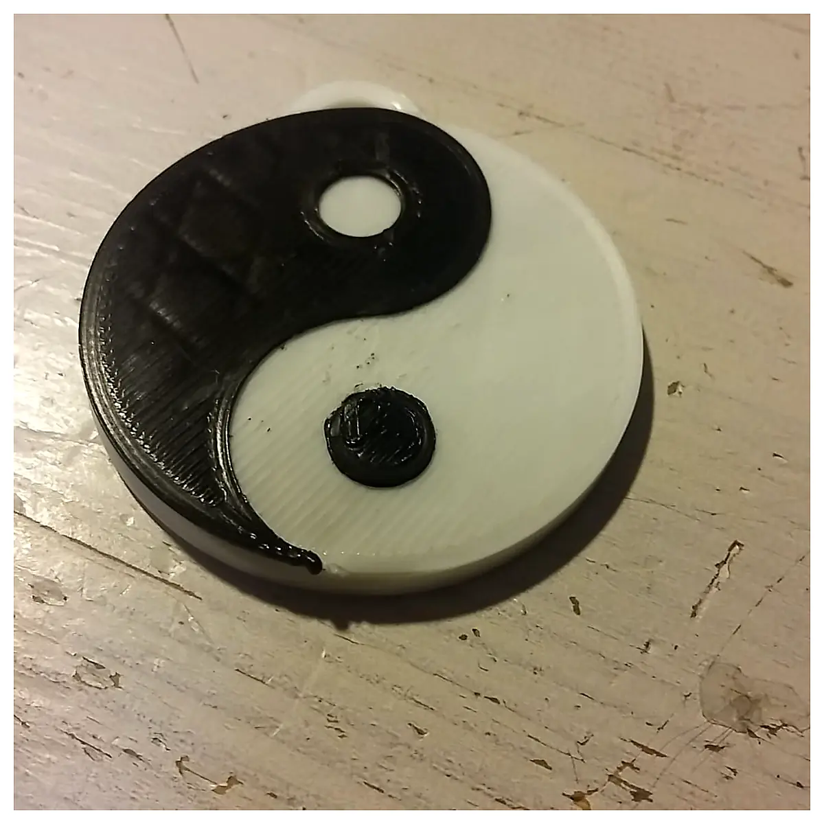 Yin Yang Keychain Energy Symbol Balance Harmony Spiritual Gift Decor Pendant Charms