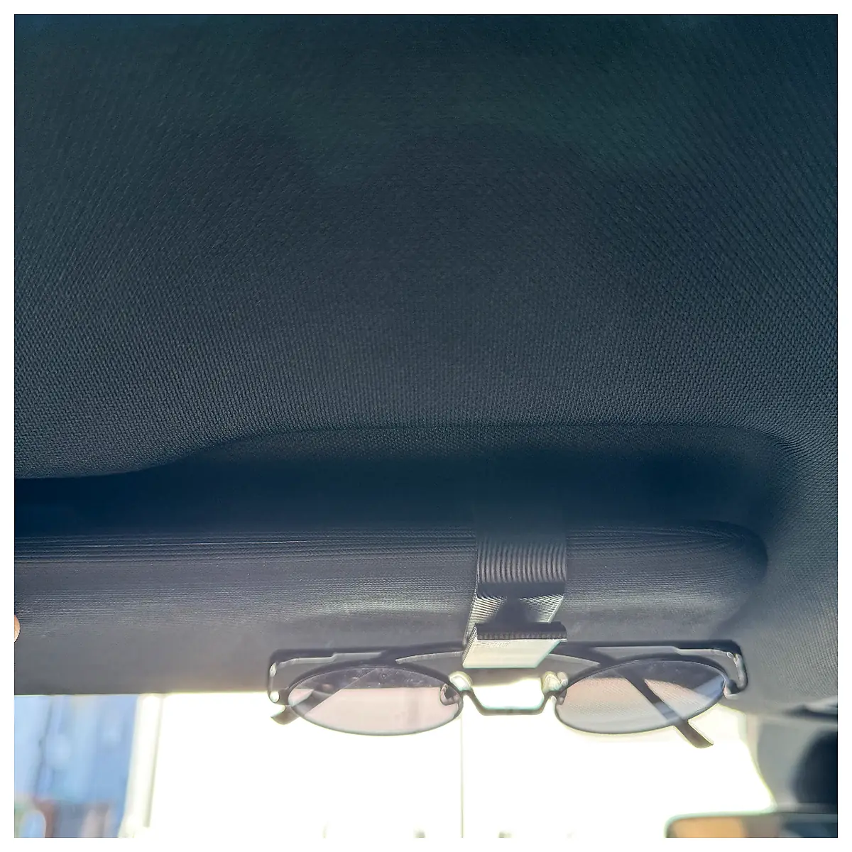 Car Visor Glasses Holder Phone Mount Universal Car Accessory Sun Visor Holder Phone Stand Car Parts