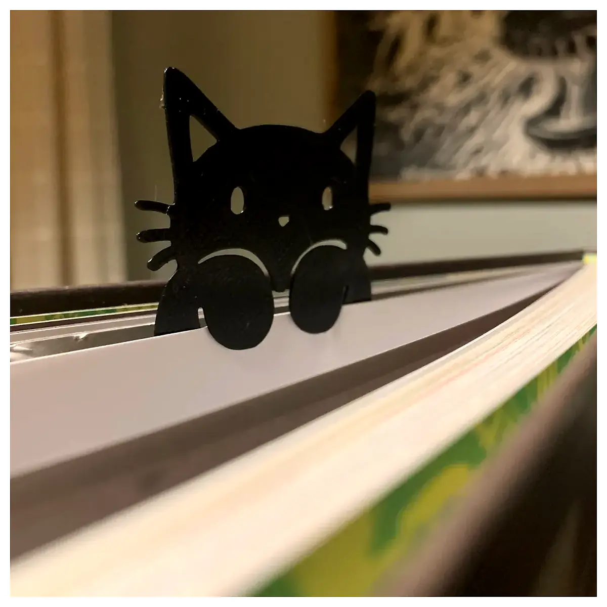 Cute Cat Bookmark Design Paper Book Decoration Study Supplies Gift Present Bookmarker