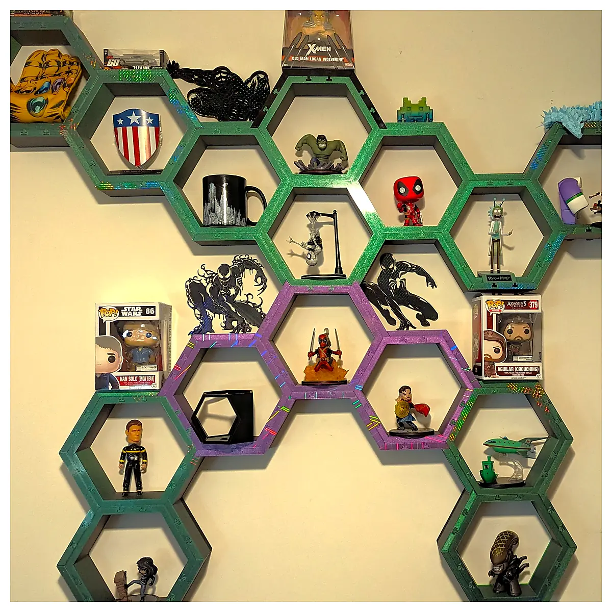 Hex Wall Display Soo Good Its Art Wall Decor Creative Wall Art Hanging Decorations Room Decor Wall Stickers Home Accent Art Panel