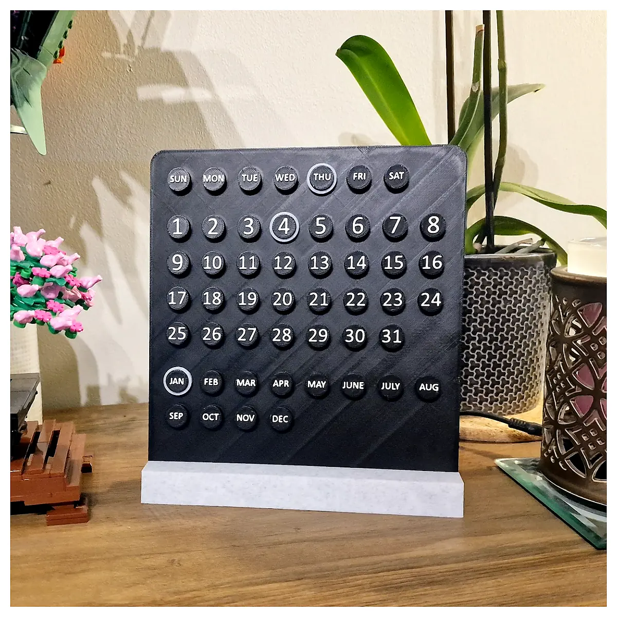 Calendar Desk Planner Organizer Time Management Schedule Appointment Desktop Calendar Multifunctional Office Calendar