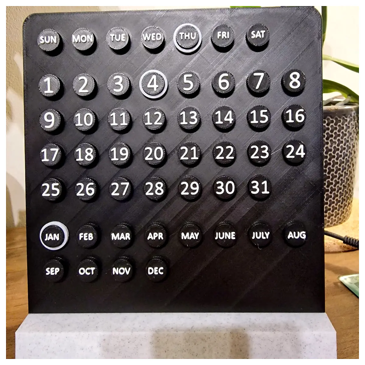 Calendar Desk Planner Organizer Time Management Schedule Appointment Desktop Calendar Multifunctional Office Calendar