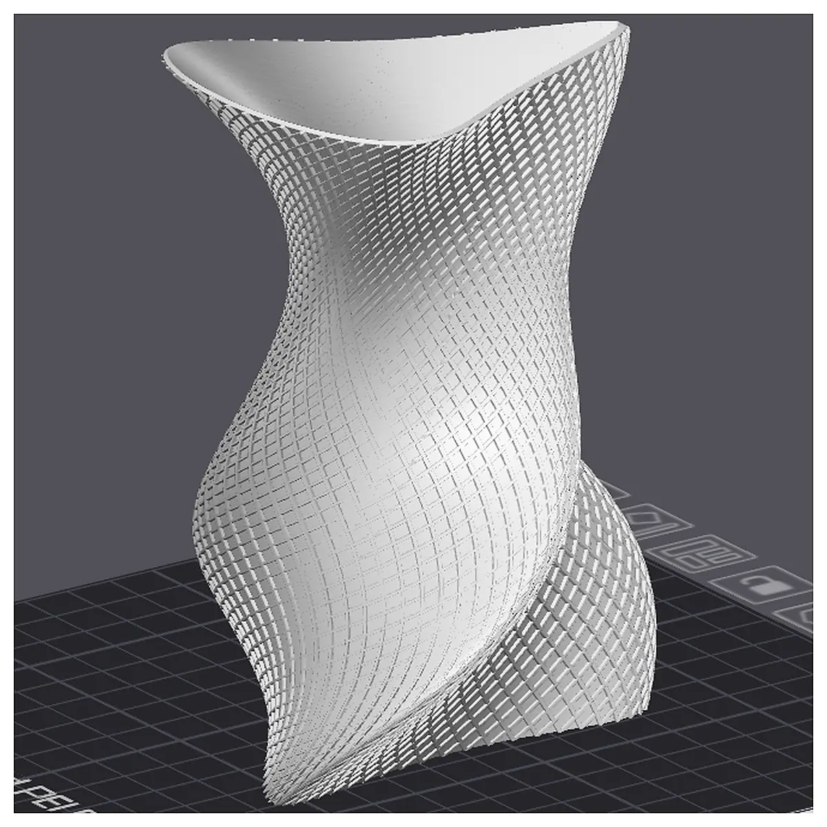 Spiral Vase Decorative Art Piece Home Decor Modern Minimalist Vase Arrangement Creative Space Decor