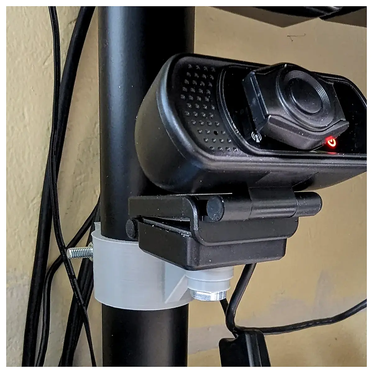 Webcam Pole Adapter Phone Camera Mount Stabilizer Video Recording Streaming