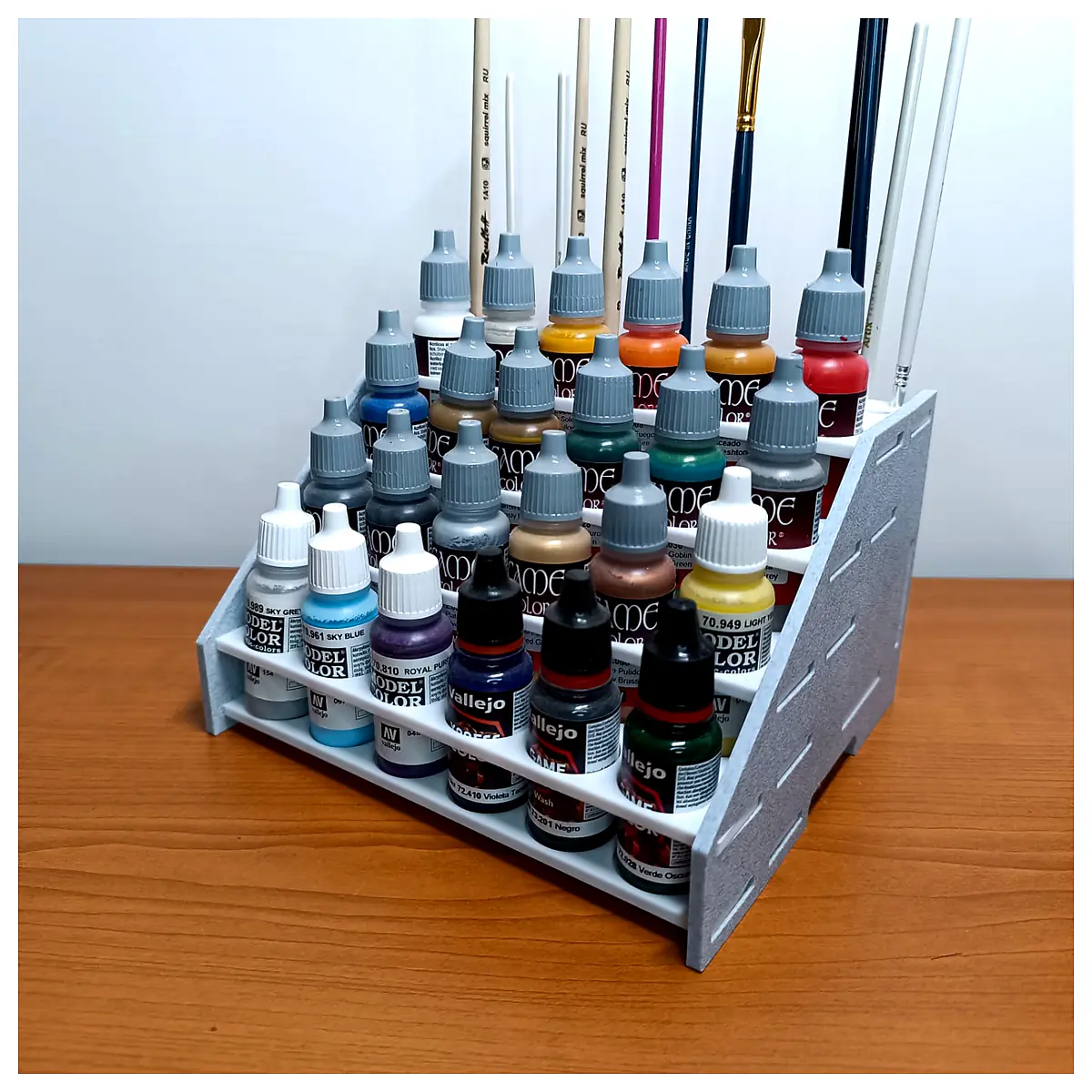 Large Art Rack Army Painter Vallejo Paint Brushes Rack Painting Supplies Art Stand Universal