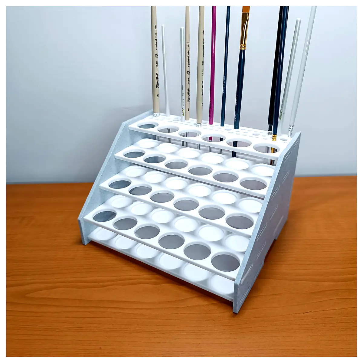 Large Art Rack Army Painter Vallejo Paint Brushes Rack Painting Supplies Art Stand Universal