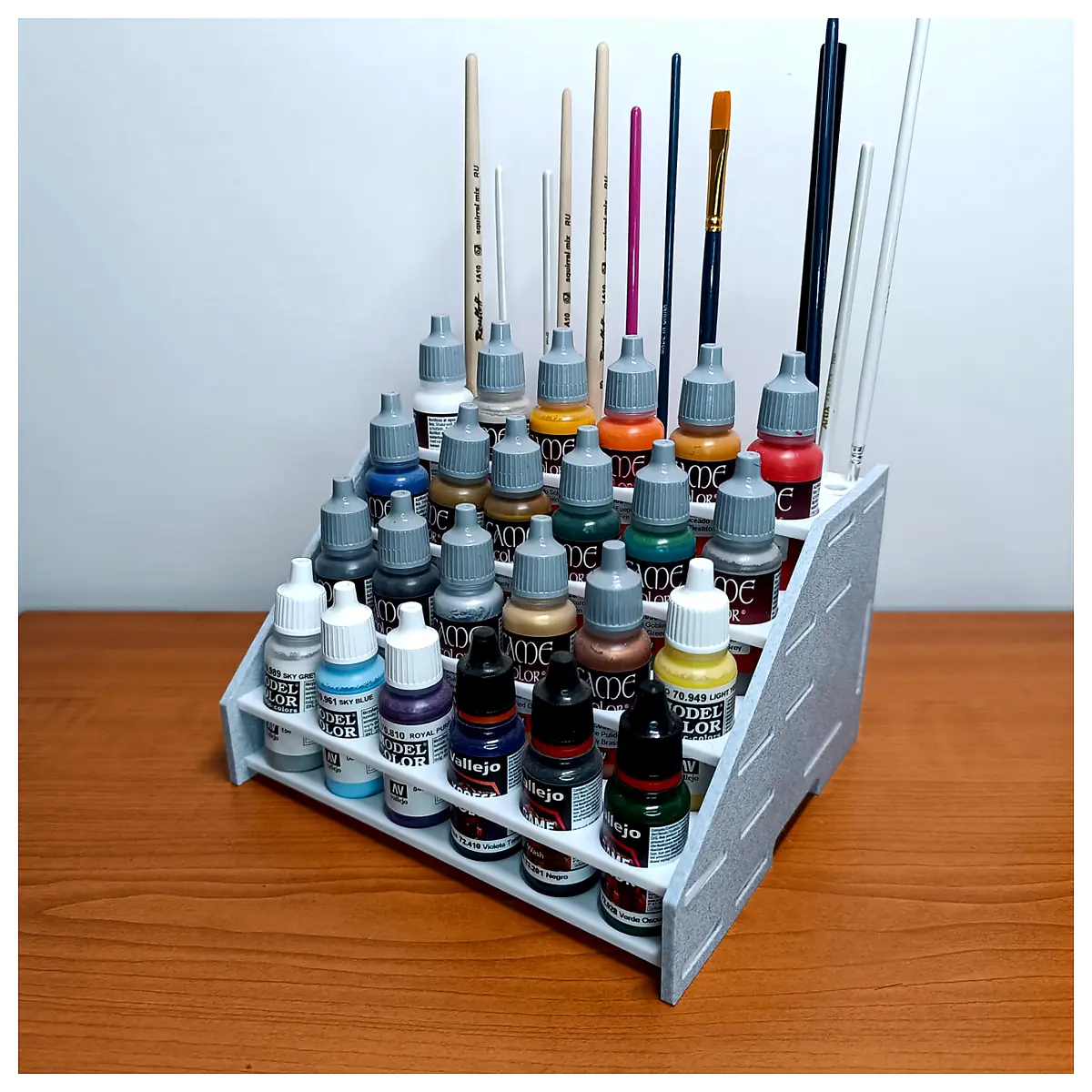 Large Art Rack Army Painter Vallejo Paint Brushes Rack Painting Supplies Art Stand Universal