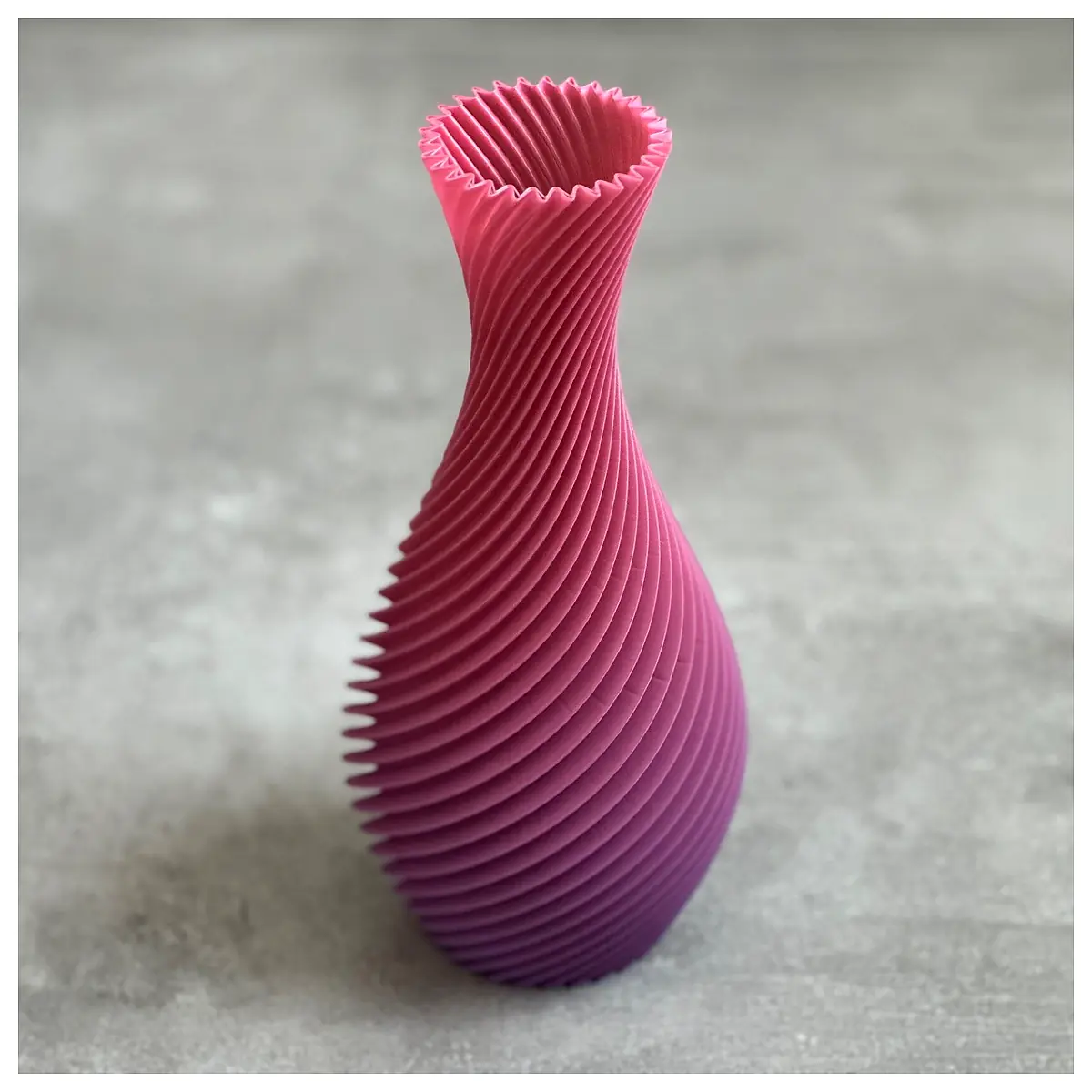 Spiral Vase Decor Creative Art Arrangement Space Decoration Universal Parts Repair