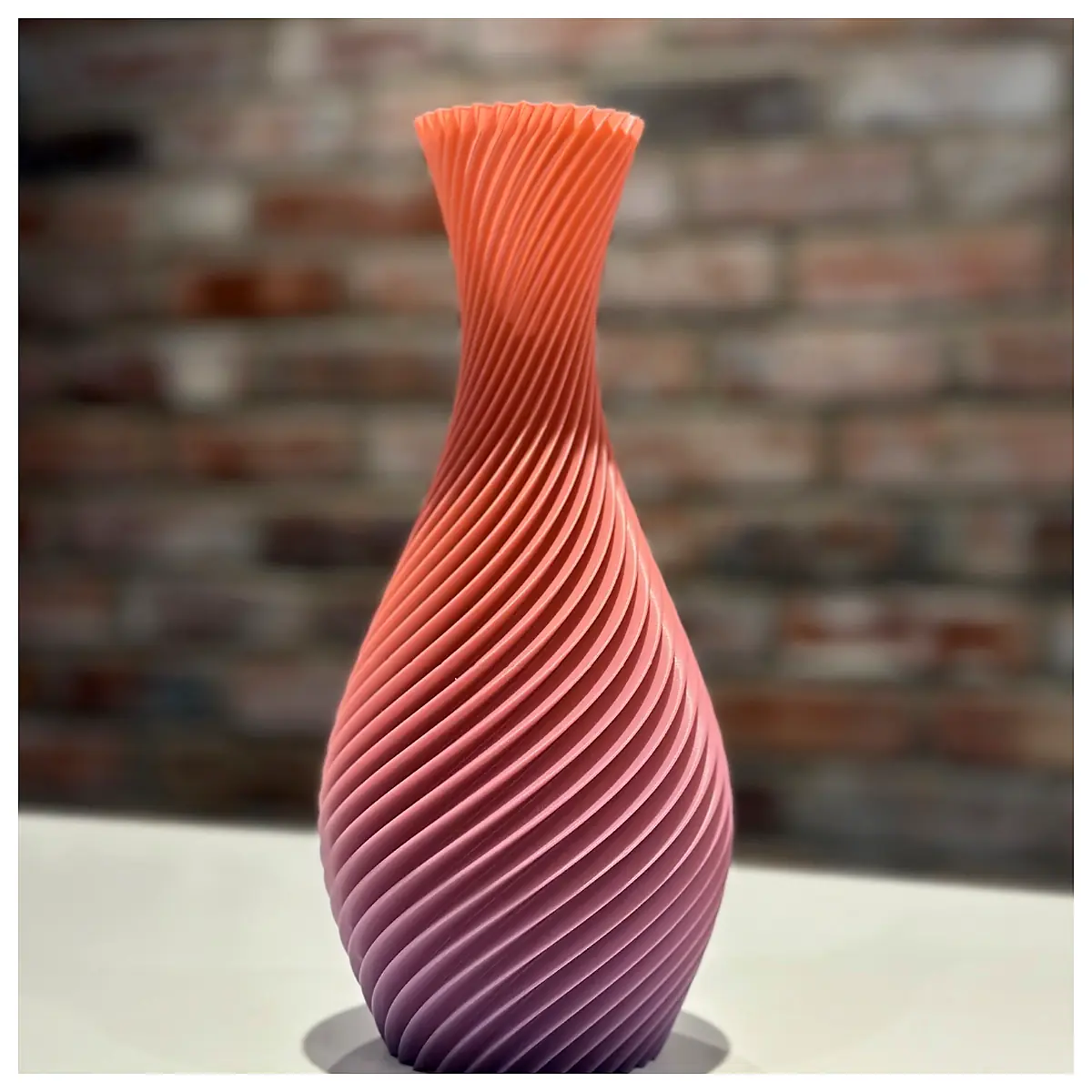 Spiral Vase Decor Creative Art Arrangement Space Decoration Universal Parts Repair