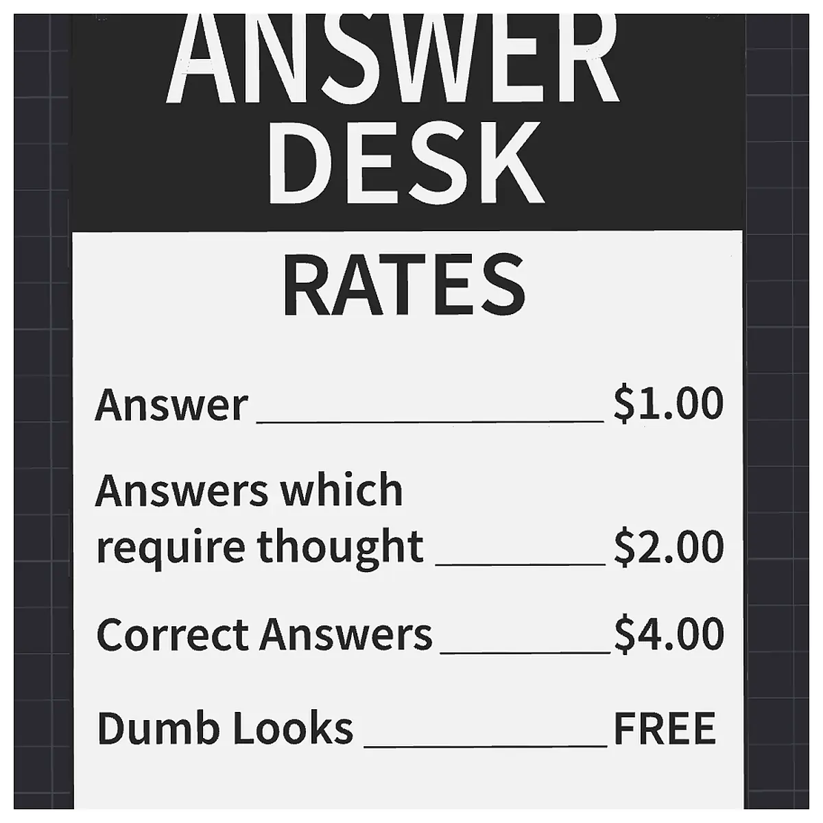 Office Desk Sign Funny Humor Office Decor Story Creative Jokes Desktop Decoration Work Day Happy