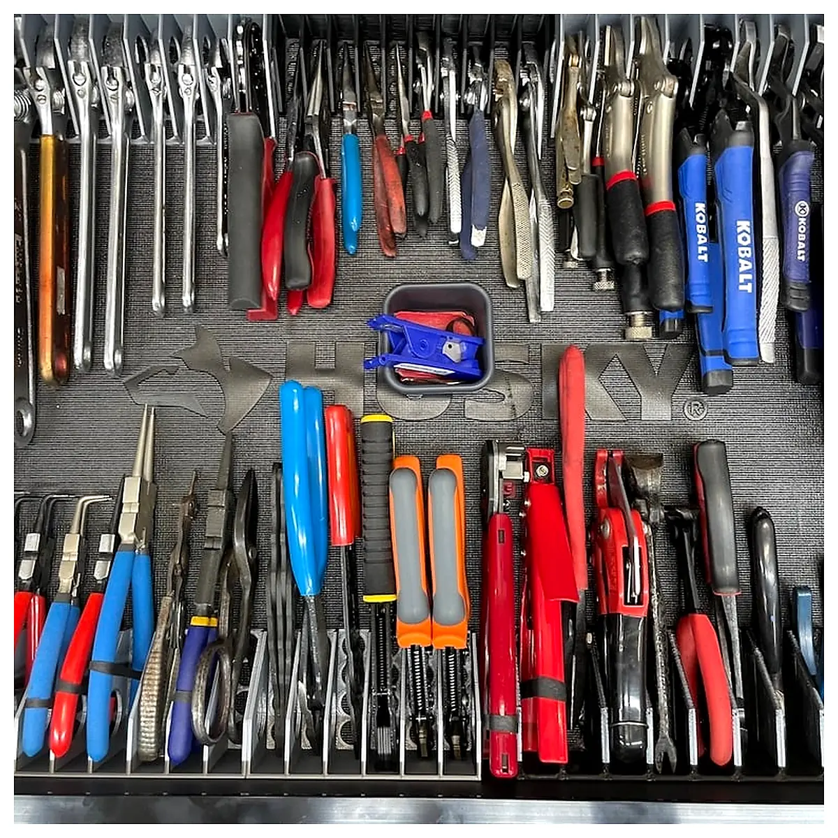 Drawer Organizer for Tools Pliers Cutters Wrenches Parts Storage Repair Kit Tool Dividers
