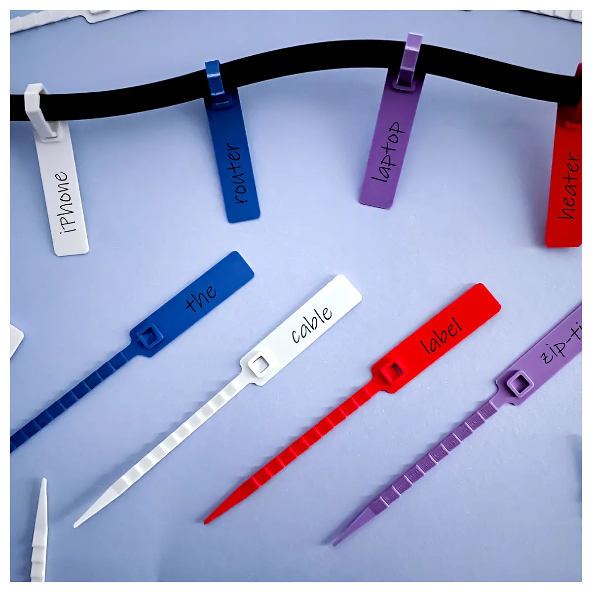 Cable Ties Zip Ties Cable Management Straps Cable Labels Wire Ties Organizer Accessories