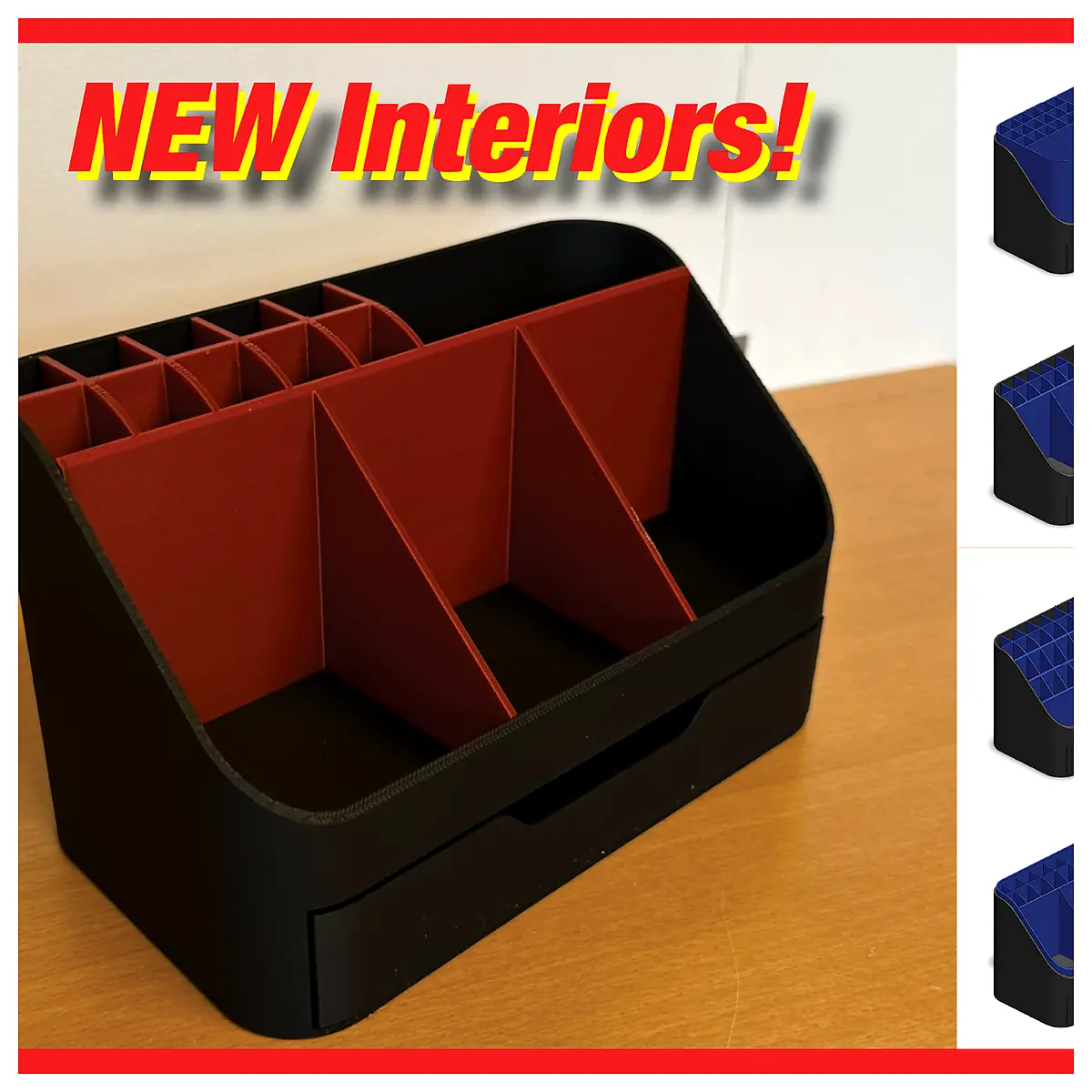 Zero Support Pen Holder Drawer Holder Office Desk Organizer Pen Cup Multi functional Zero Support
