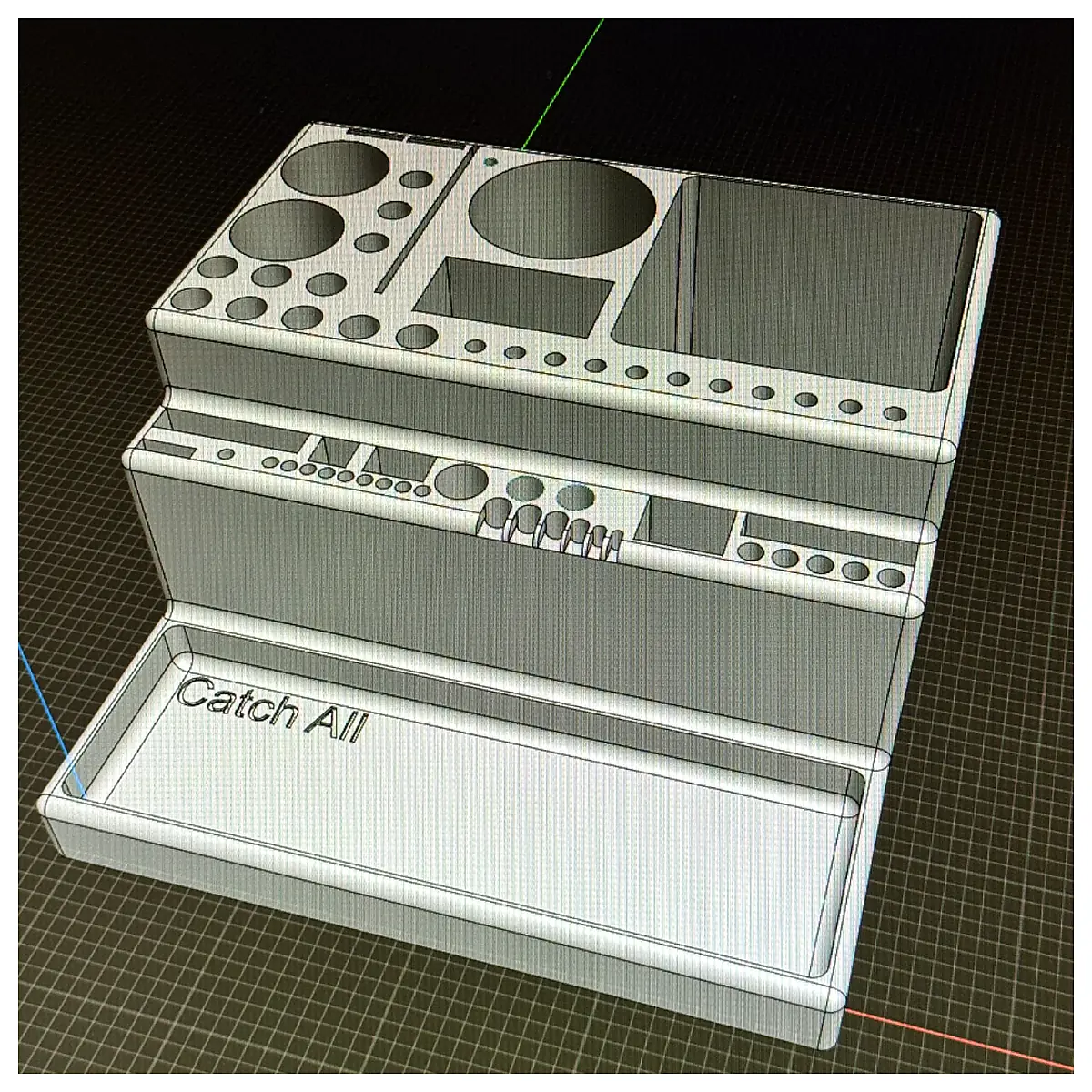 Desk Organizer Multi Compartment Storage Box Office Supply Organizer Storage Solutions Desk Accessories