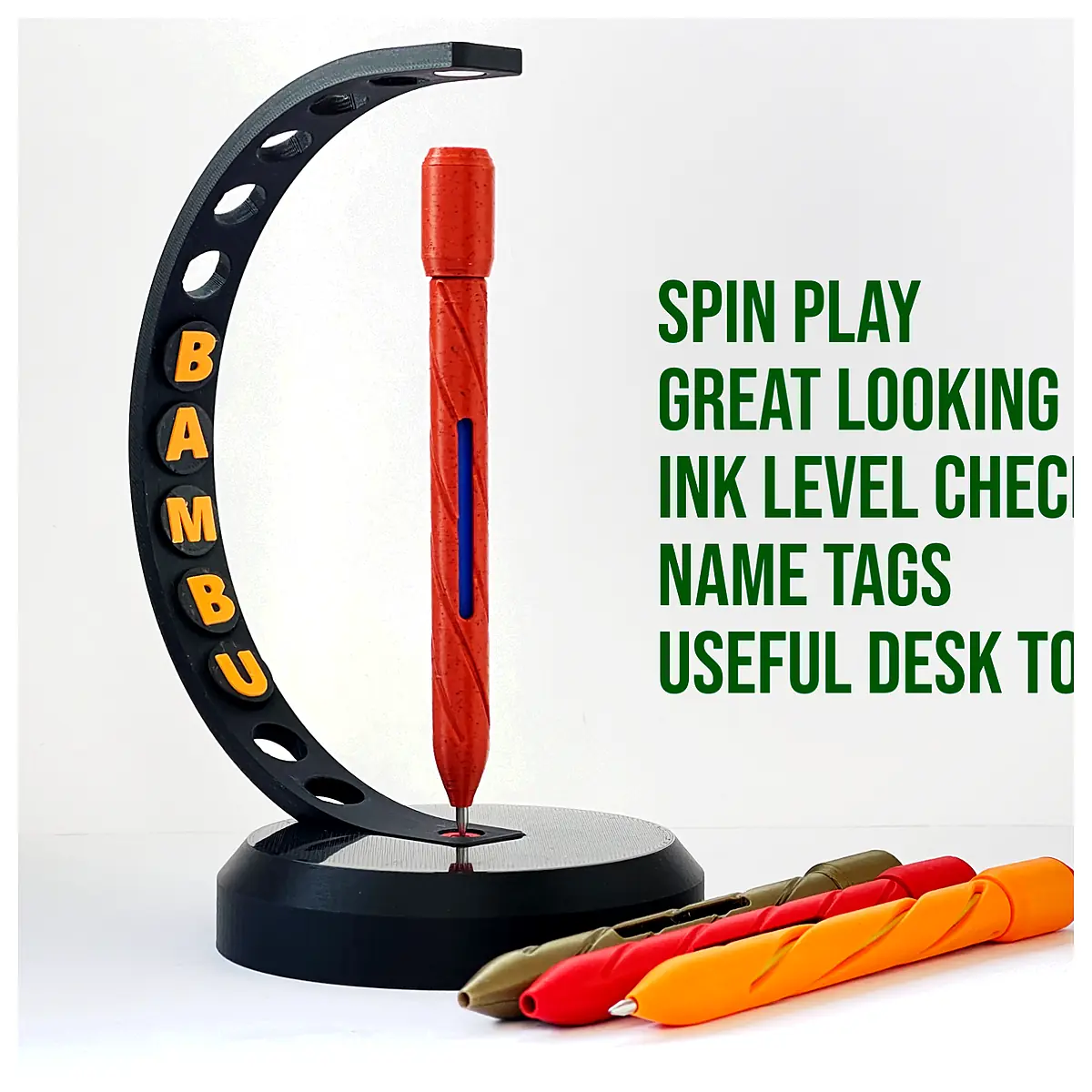 Magnetic Levitation Pen Holder 3 Pen Slots Universal Pen Stand Magnetic Pen Holder Desk Organizer