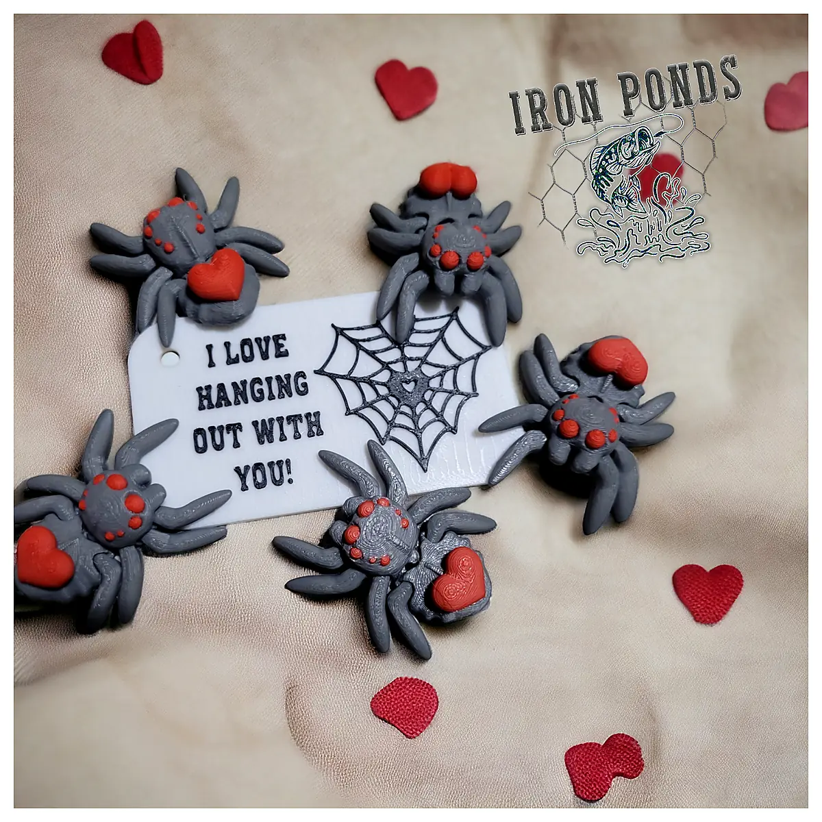 Valentines Day Card Spider Theme Decorations Party Supplies Gift Creative Spider Decor Party Favors