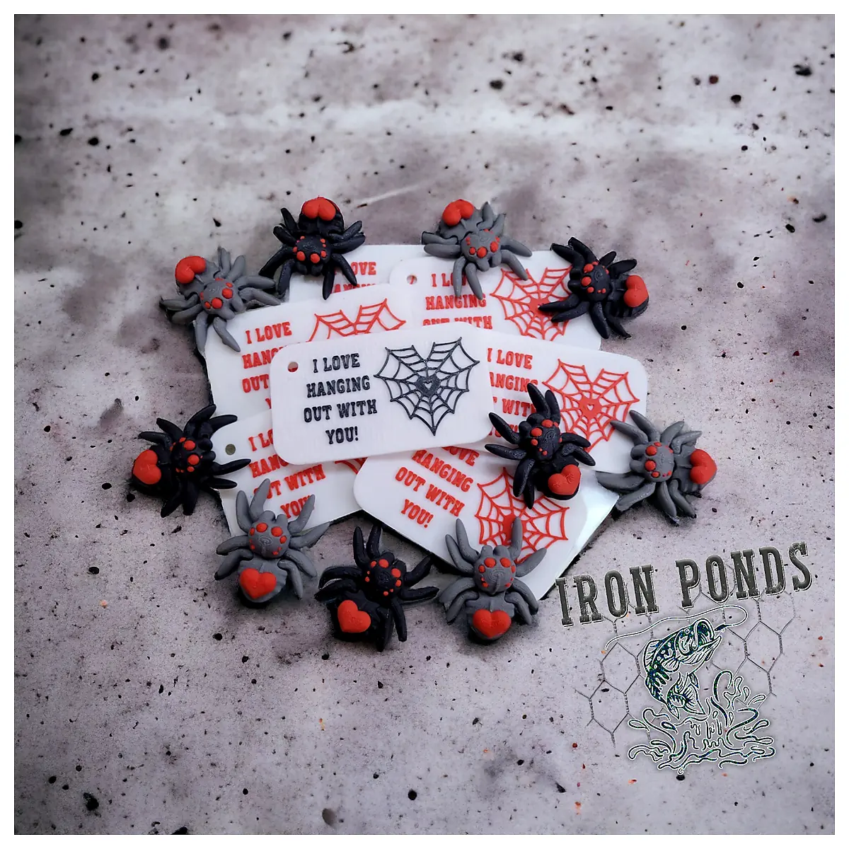 Valentines Day Card Spider Theme Decorations Party Supplies Gift Creative Spider Decor Party Favors