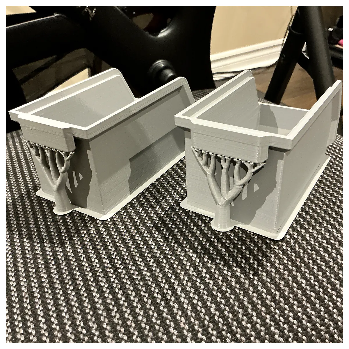 Mini Bin Box Organizer Hanging System Storage Solutions Hanging Shelves Waste Basket Organizer