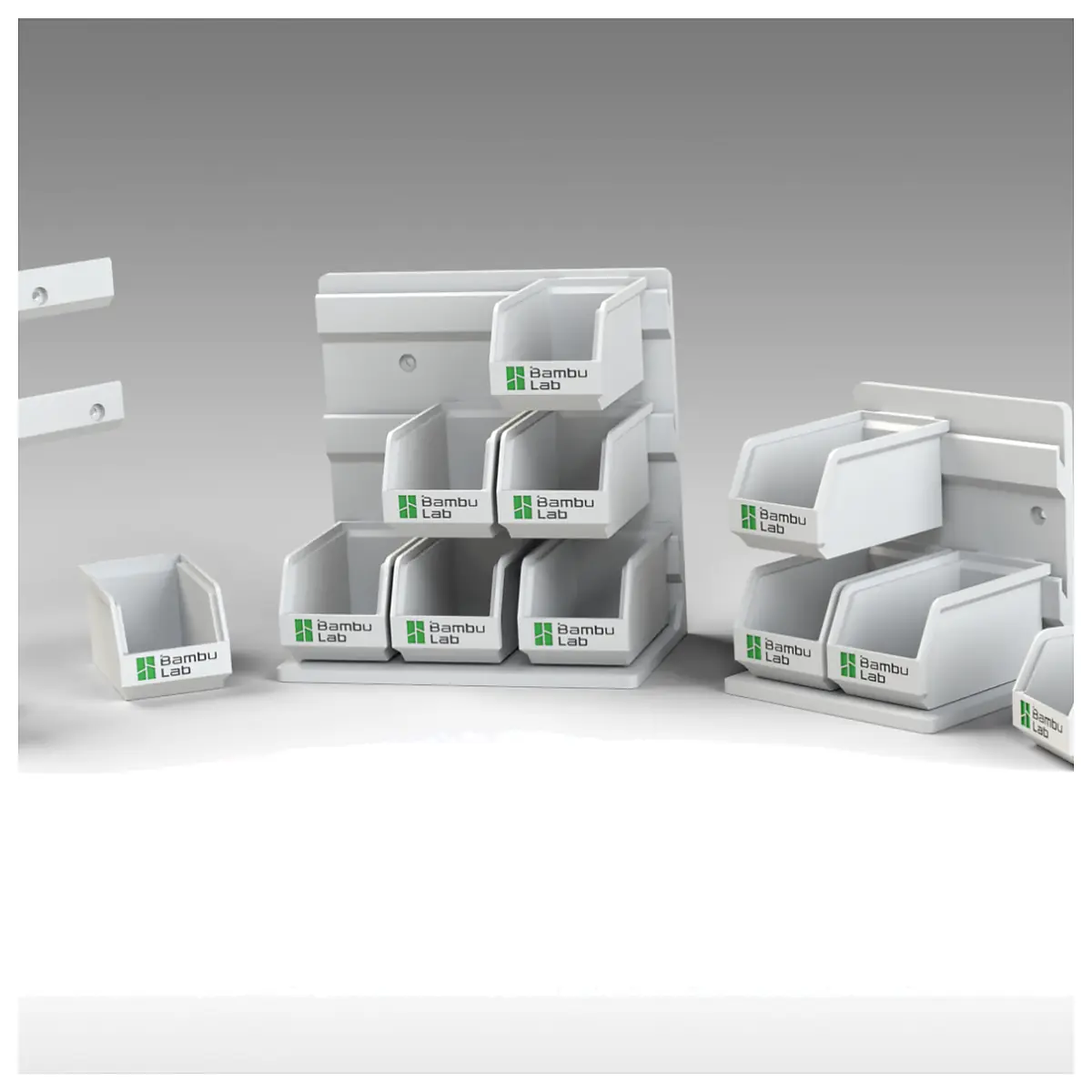 Mini Bin Box Organizer Hanging System Storage Solutions Hanging Shelves Waste Basket Organizer
