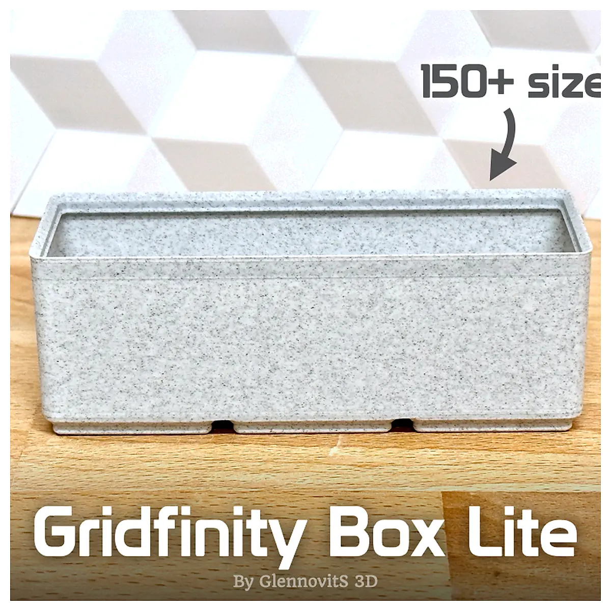 Gridfinity Box Lite Filament Friendly Bins Storage Organizers Parts Boxes Desk Storage Solutions