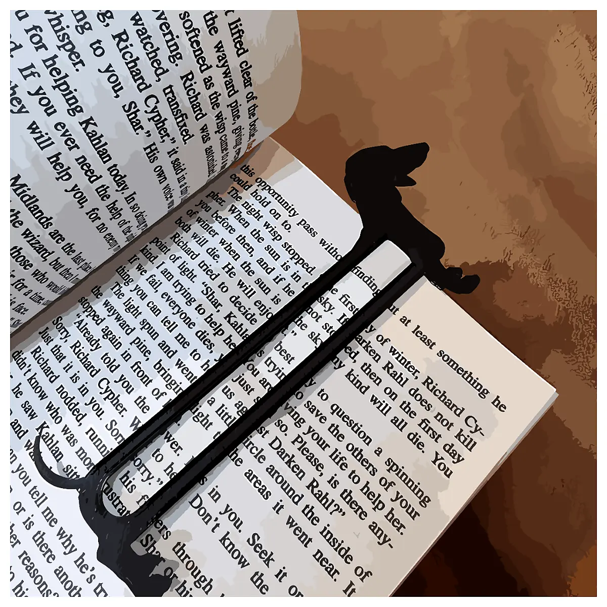 Dachshund Dog Bookmark Pet Bookmarks Canine Accessories Repair Parts Replacement