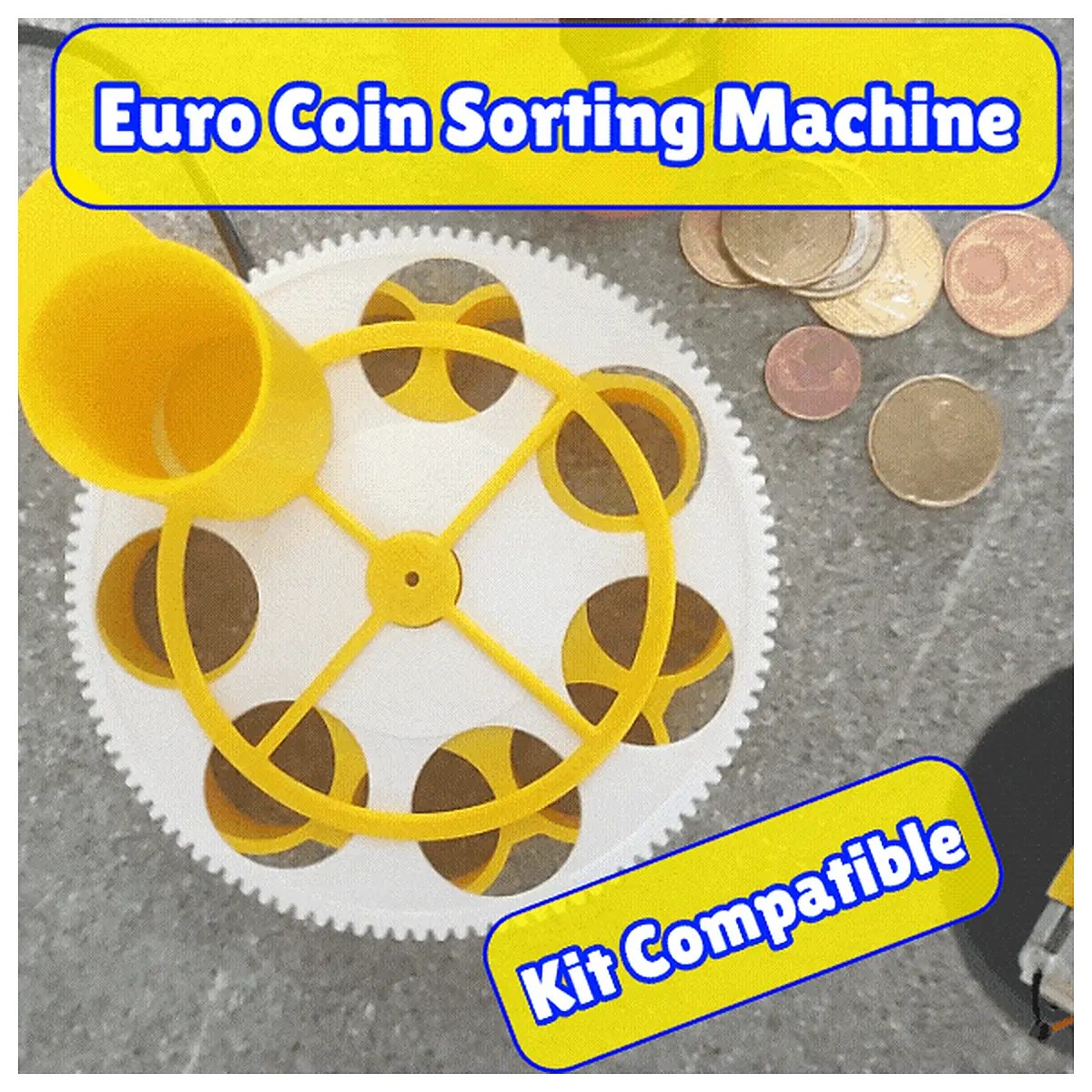 Coin Sorter Universal 003 Motor Compatible Coin Sorting Machine Coin Identifier Coin Processing Parts Repair