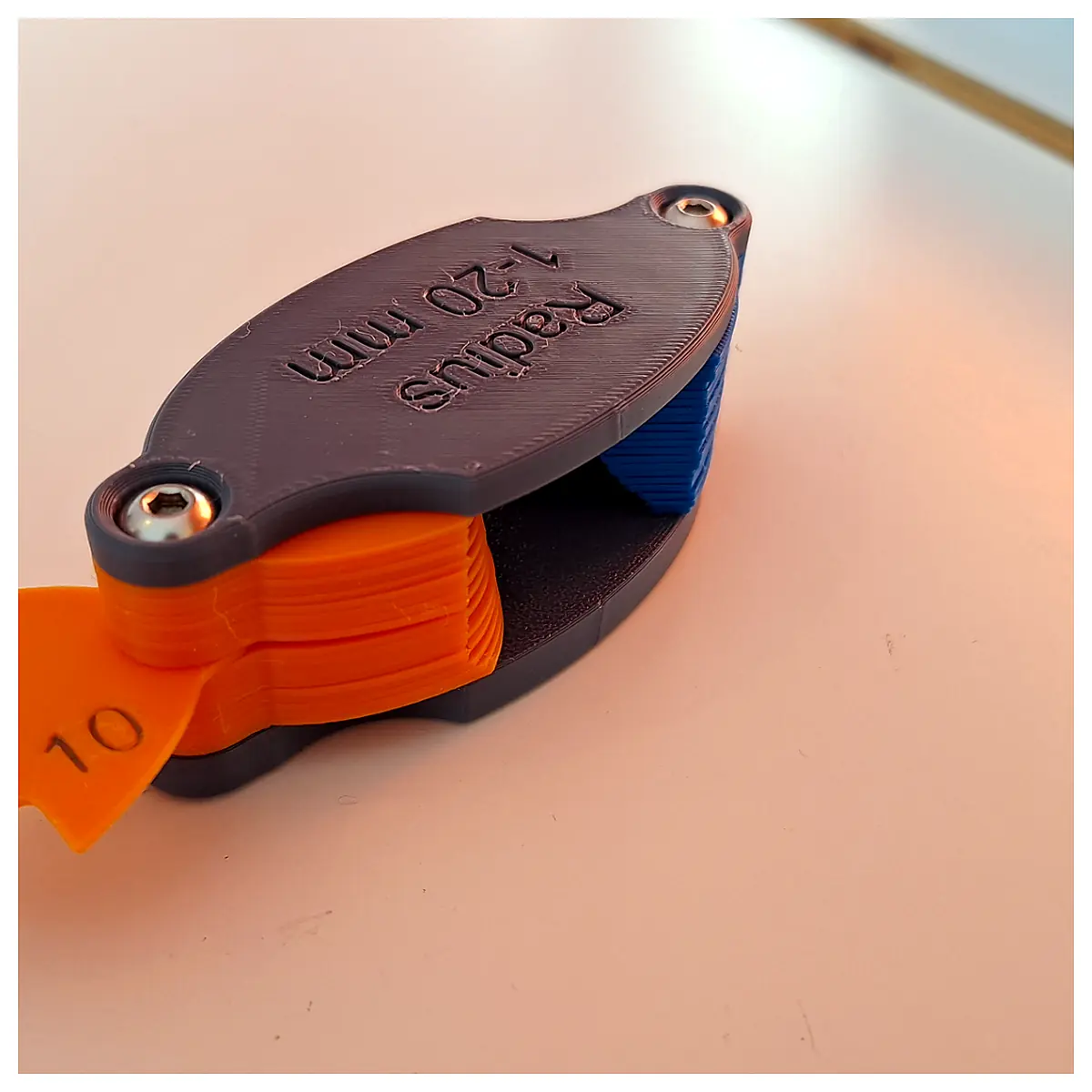 Radius Fillet Gauge 1 20mm Universal Fillet Cutter Tool Measuring Tool Radius Caliper Measurement Accuracy