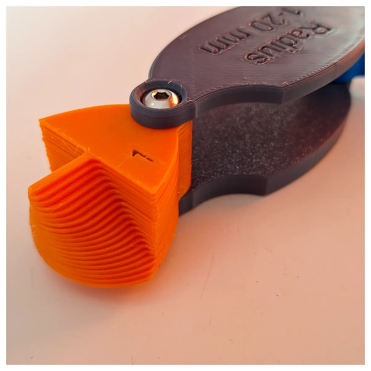 Radius Fillet Gauge 1 20mm Universal Fillet Cutter Tool Measuring Tool Radius Caliper Measurement Accuracy