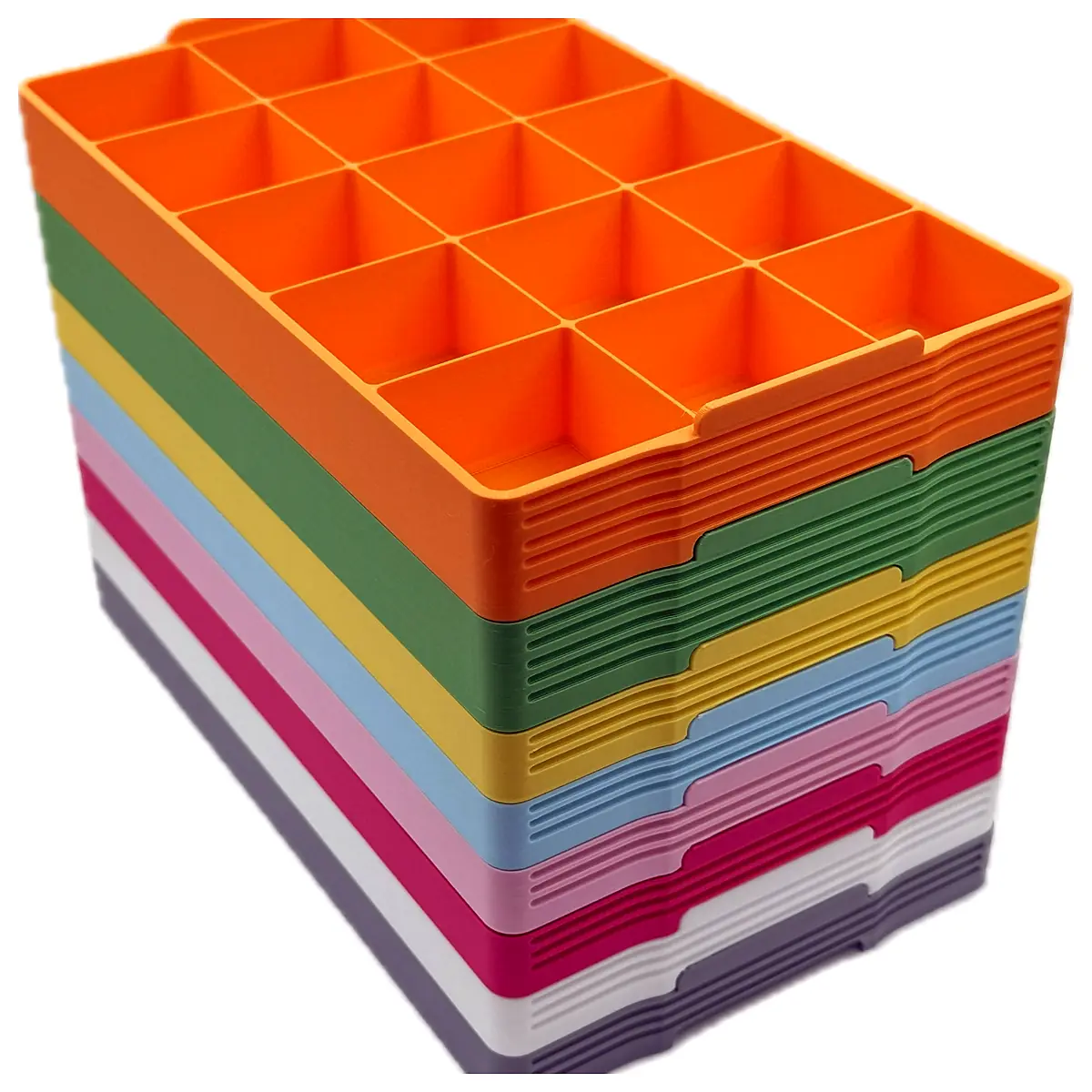 Small Item Organizer 25mm Height Storage Box Desk Organizer Storage Solutions Container
