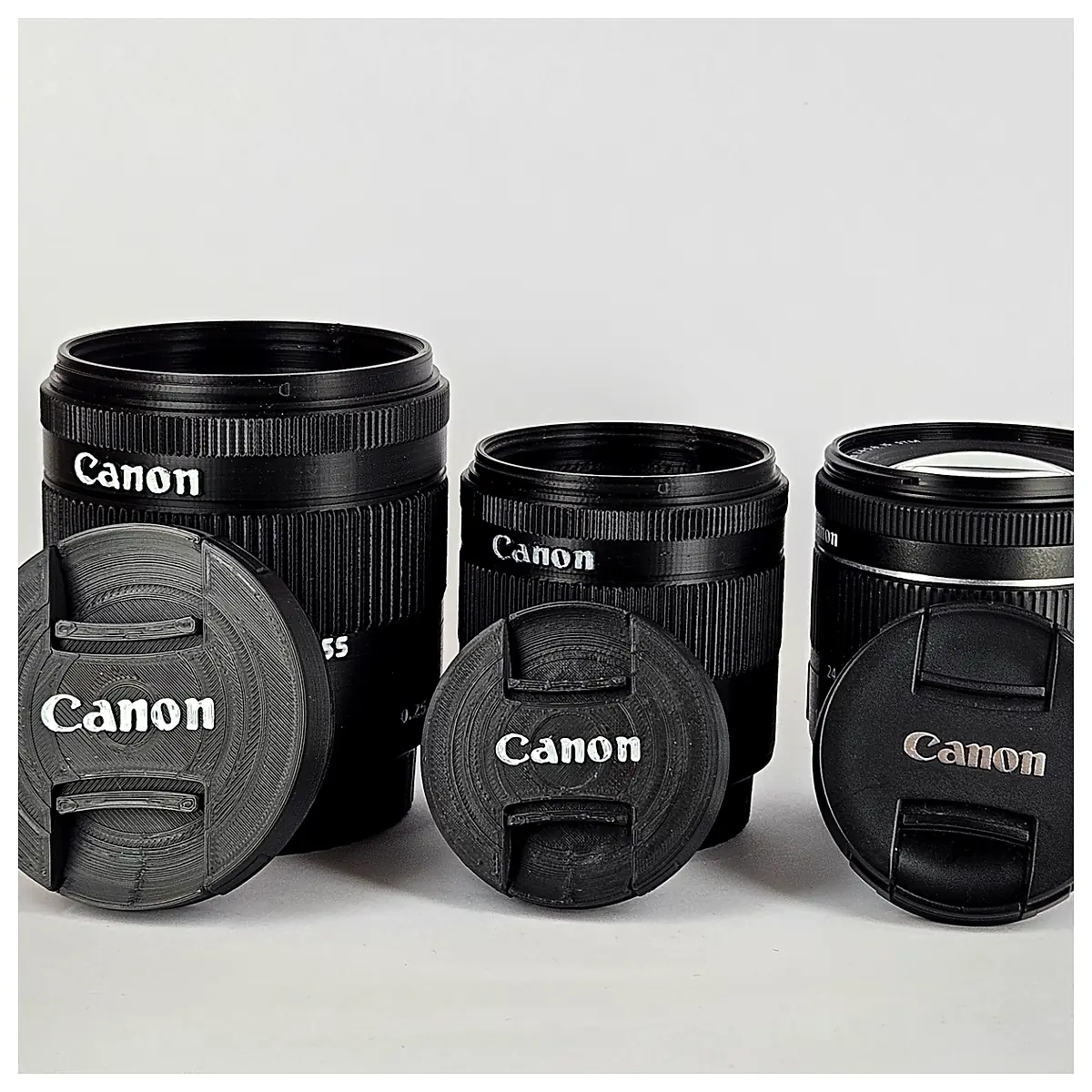 Lens Container Pen Holder Organizer Camera Accessories Storage Protective Case Photography Gear Universal Fits DSLR Mirrorless