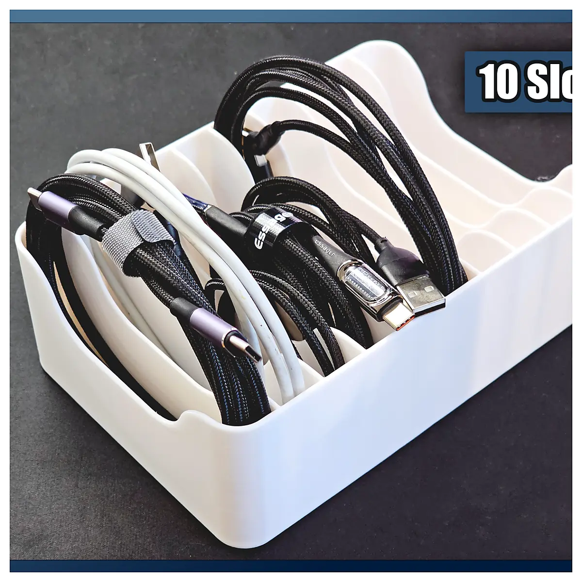 Cable Organizer Box Storage Container Cable Management System Wire Box Organizer Home Storage Solutions