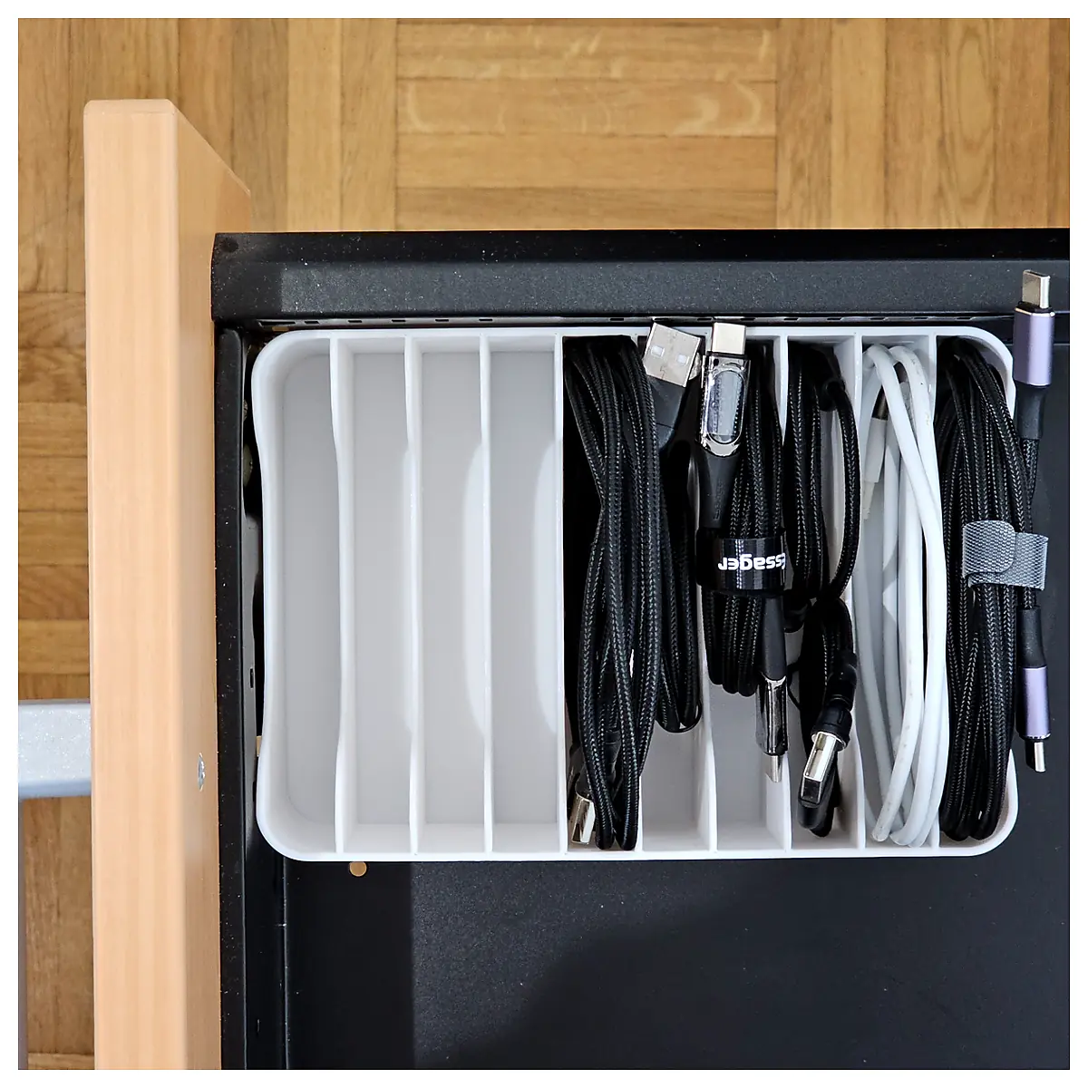 Cable Organizer Box Storage Container Cable Management System Wire Box Organizer Home Storage Solutions