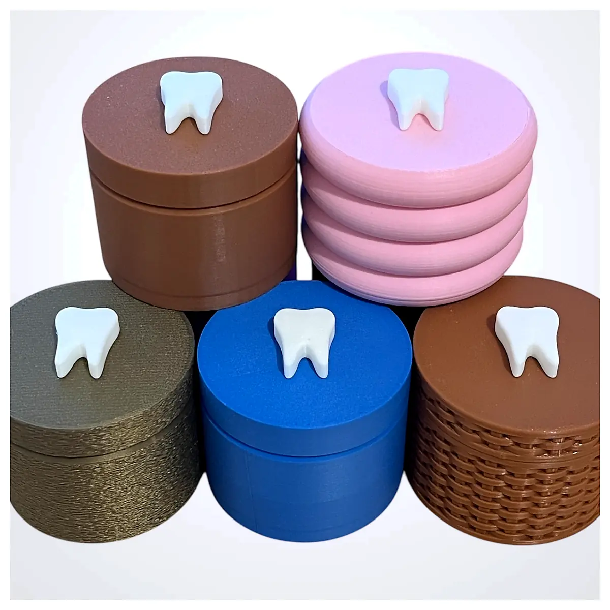 Baby Tooth Box Multiple Finishes Tooth Care Tooth Toys Tooth Accessories Repair Parts Replacement