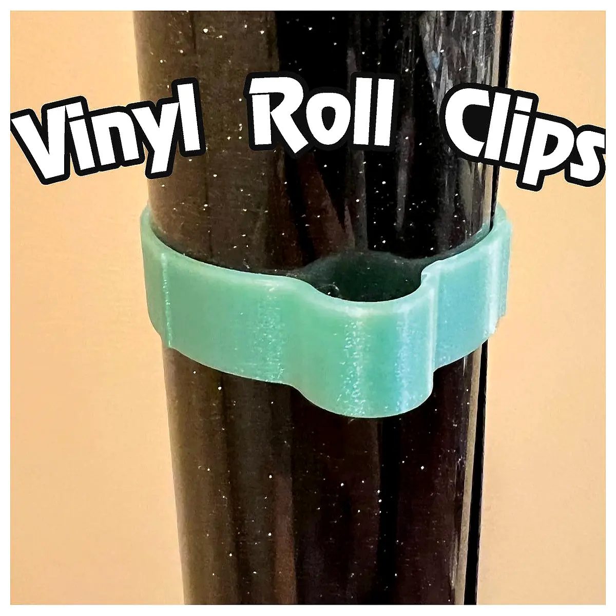 Vinyl Roll Clip Holder Easy Use Adhesive Wall Decor Hanging Support Protect Roll Versatile
