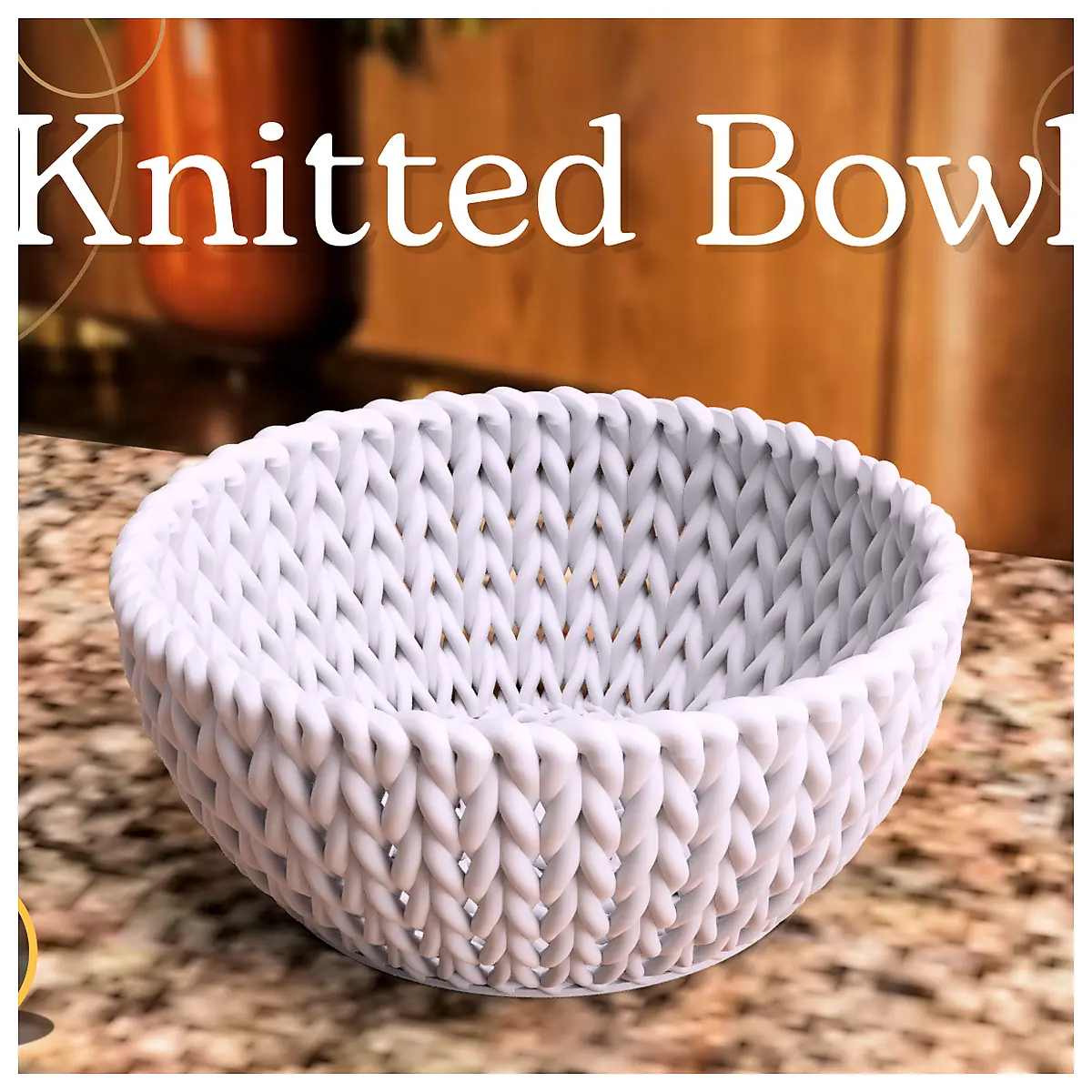 Knitted Bowl Bowl Yarn Bowl Repair Parts Bowl Accessories Knitting Bowl Replacement