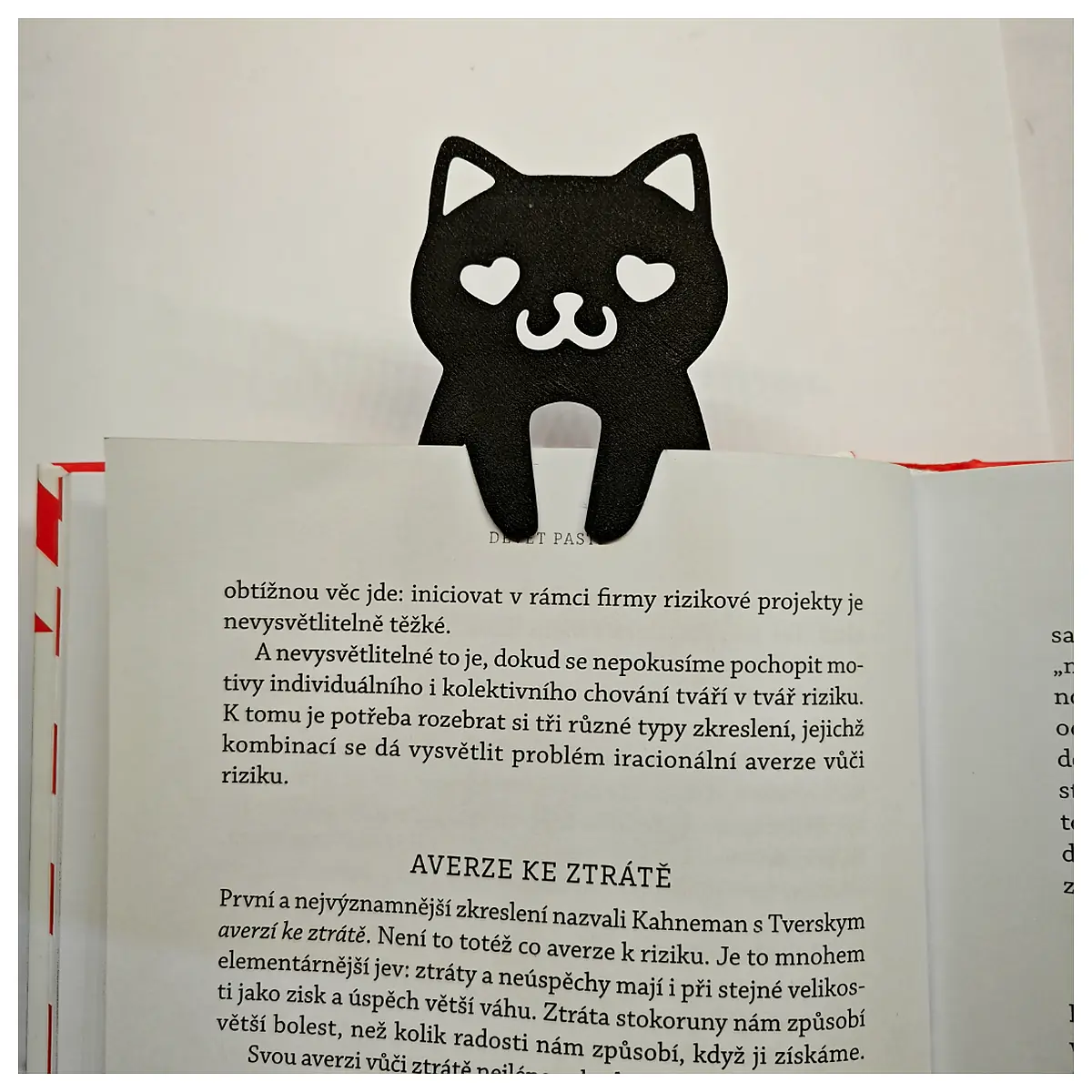 Cat Bookmark Cute Paw Print Animal Page Holder Book Accessory Pet Gift Reading Decoration