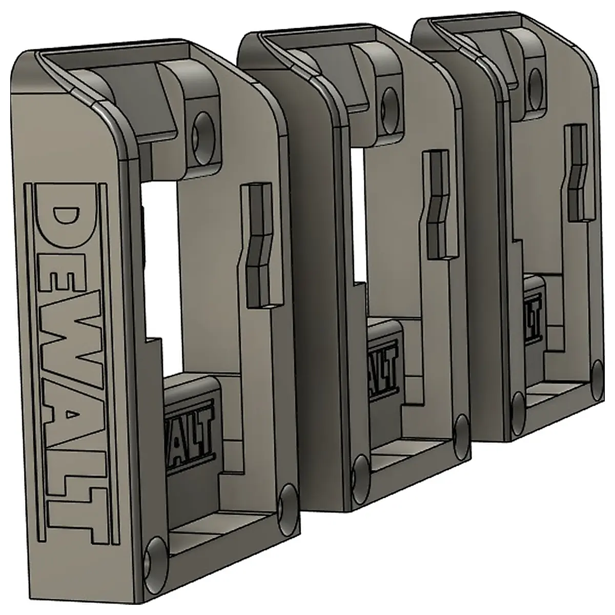 Dewalt Triple Battery Holder Charger Compatible Battery Pack Accessories Repair Parts Battery Seat