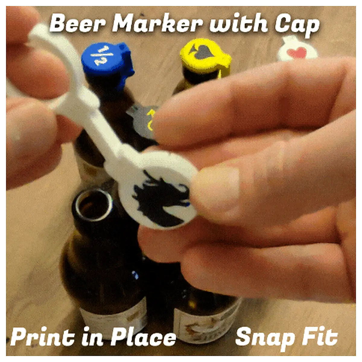 Bottle Cap Marker Protector Easy Use Bottle Parts Accessories Labeling Tool