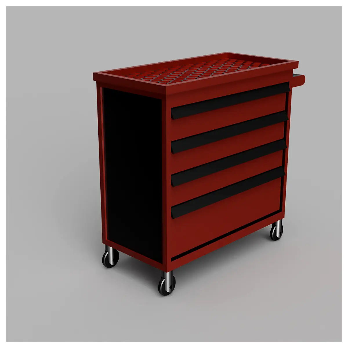 Miniature Workshop Trolley Parts Repair Tools Universal Portable Cart Transport