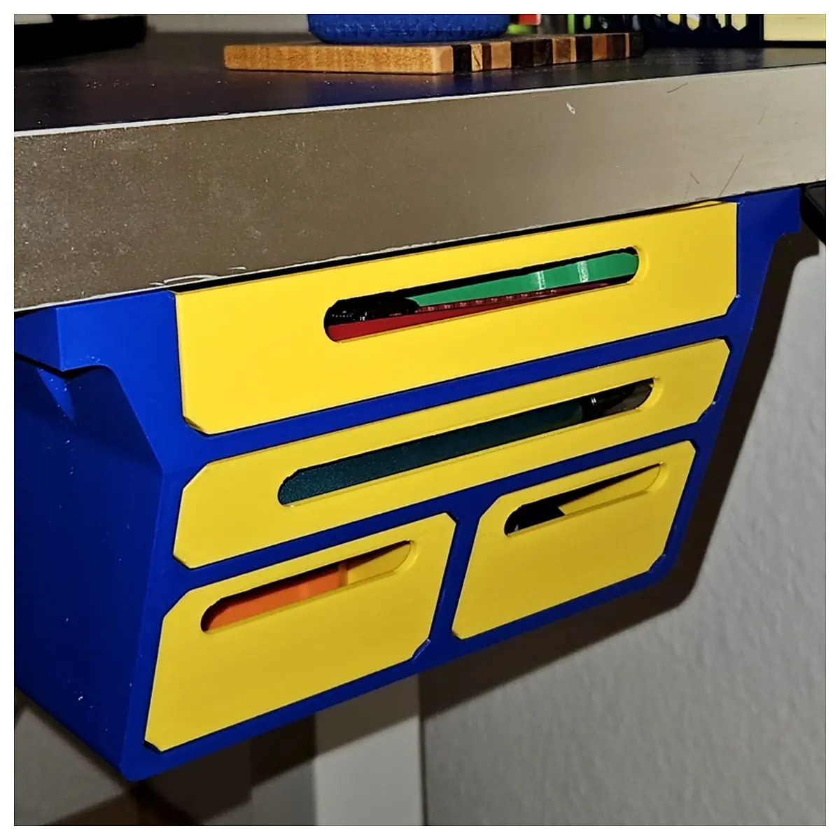 UnderDesk Drawer Organizer Universal Storage Box Drawer Dividers Desk Organizer Supplies Office Storage Solutions