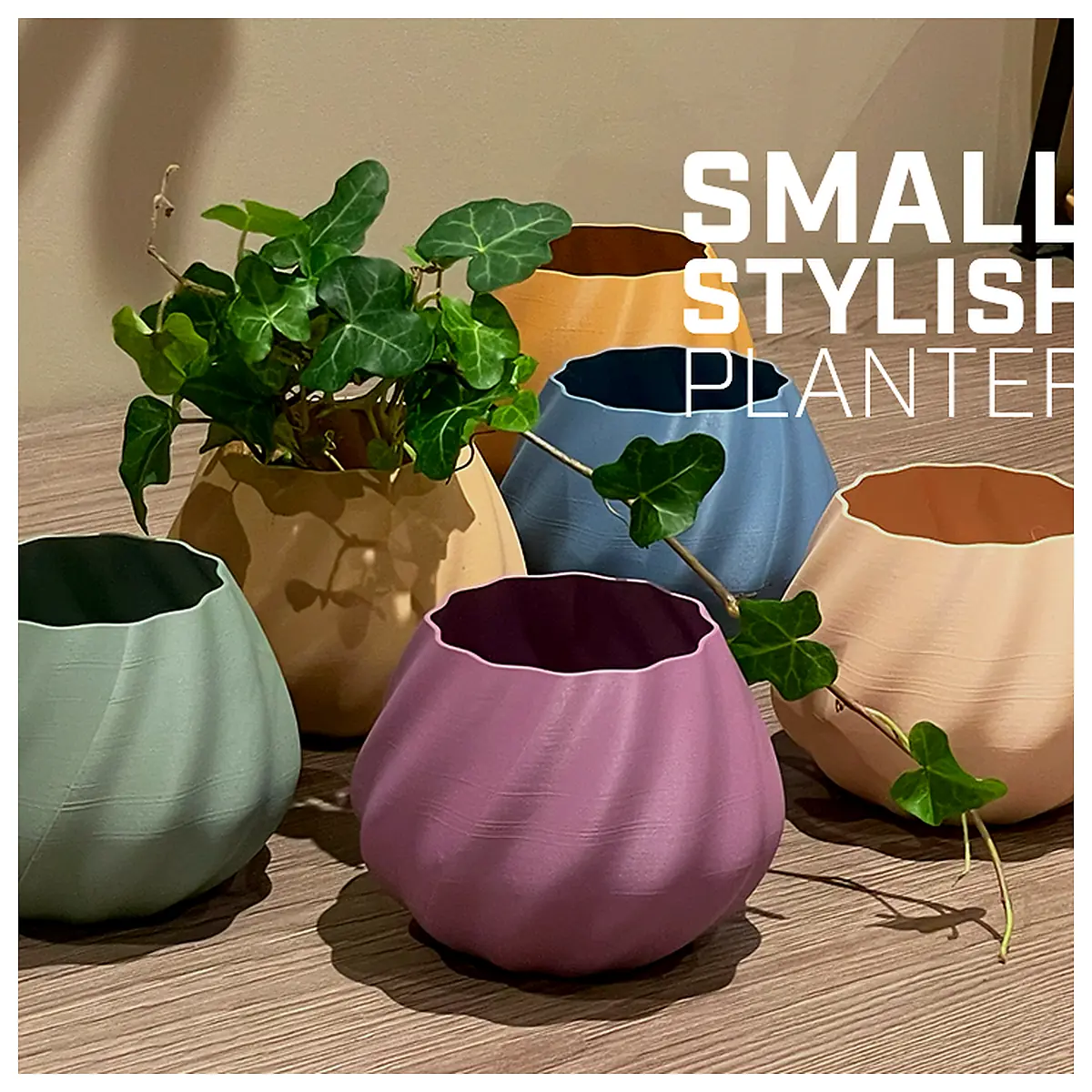 Small Stylish Planter Indoor Pot Plant Garden Succulents Decorative Planter Houseplants