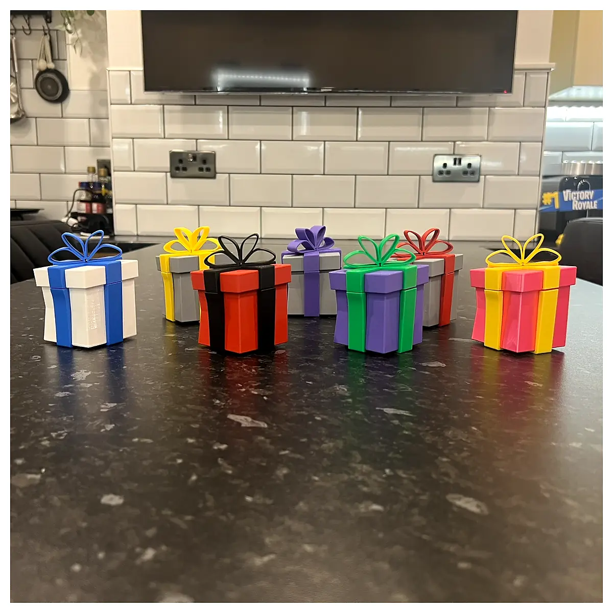 Fortnite Gift Box Unboxing Gaming Accessories Toys Collectibles Electronic Gift Present